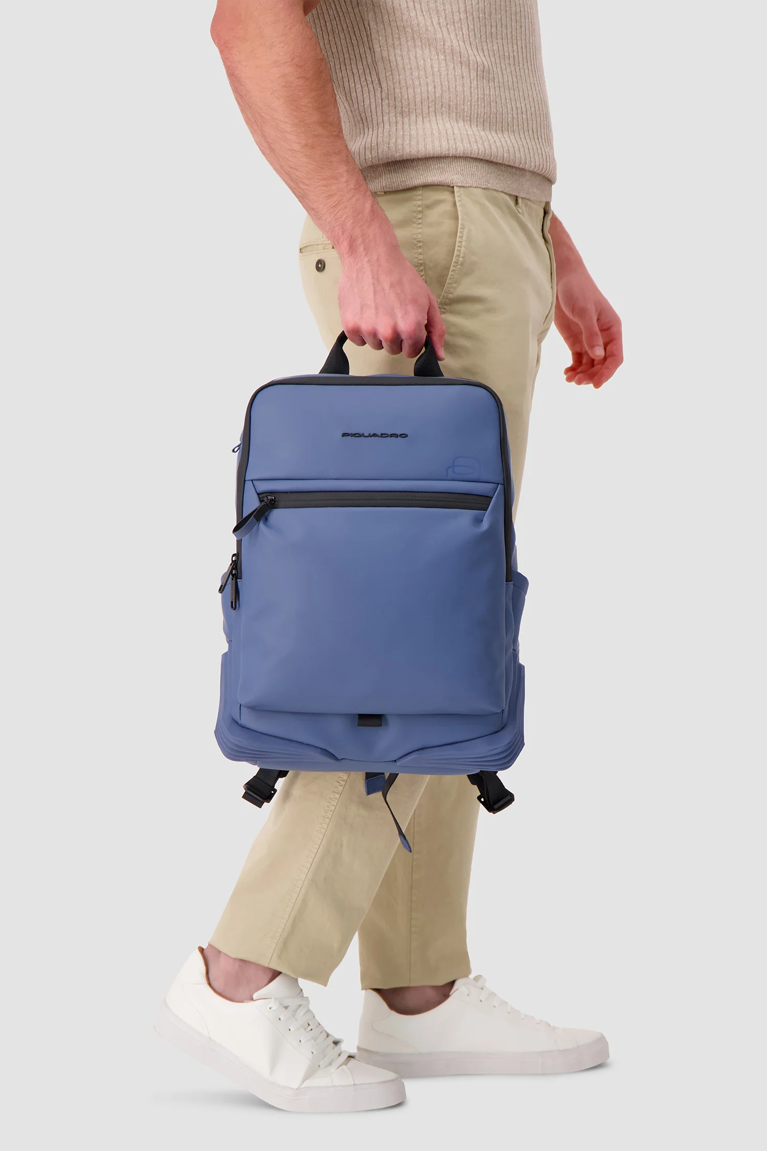 Piquadro Blue Laptop Backpack 15.6" - Image 4