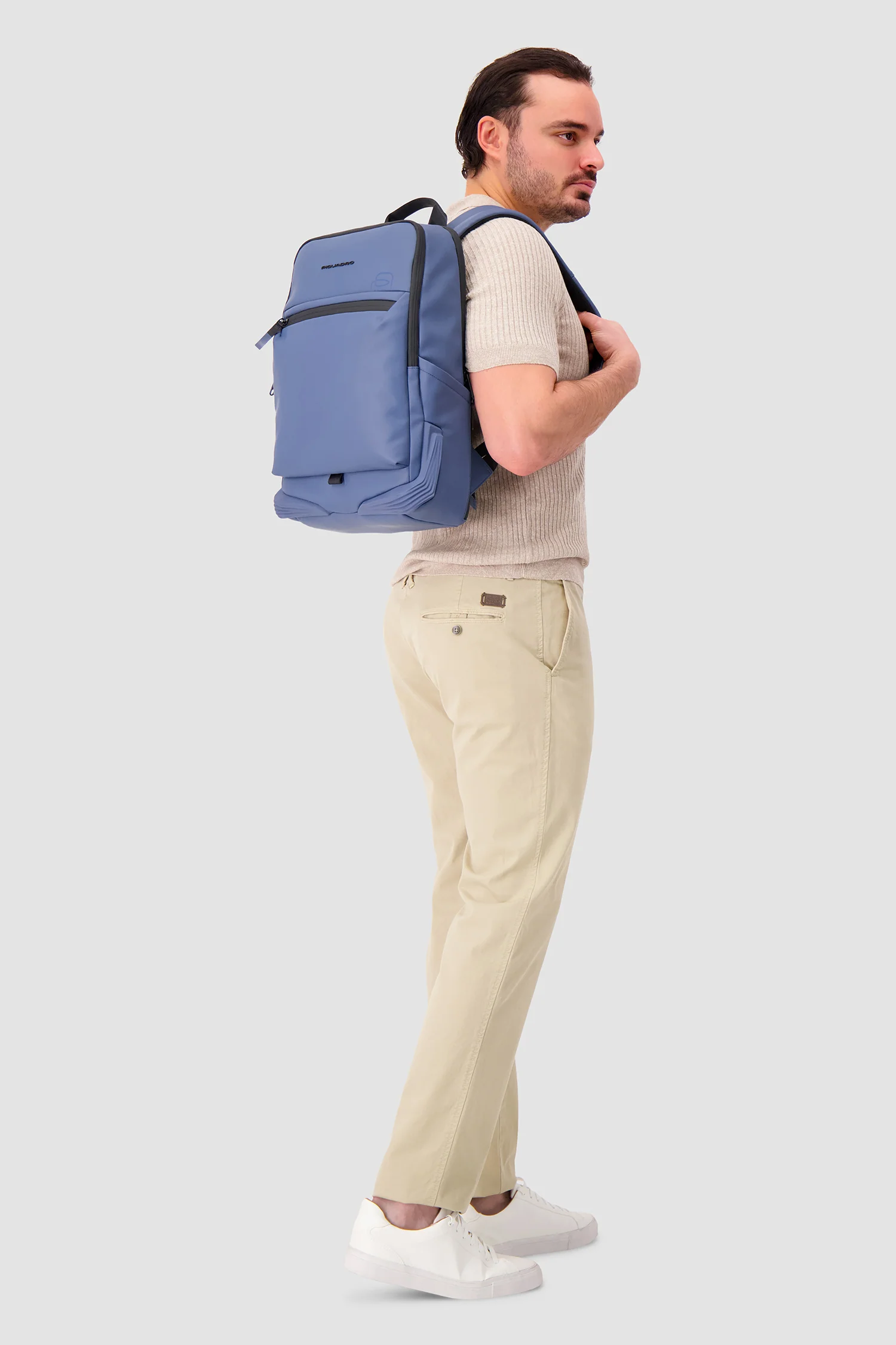 Piquadro Blue Laptop Backpack 15.6" - Image 8