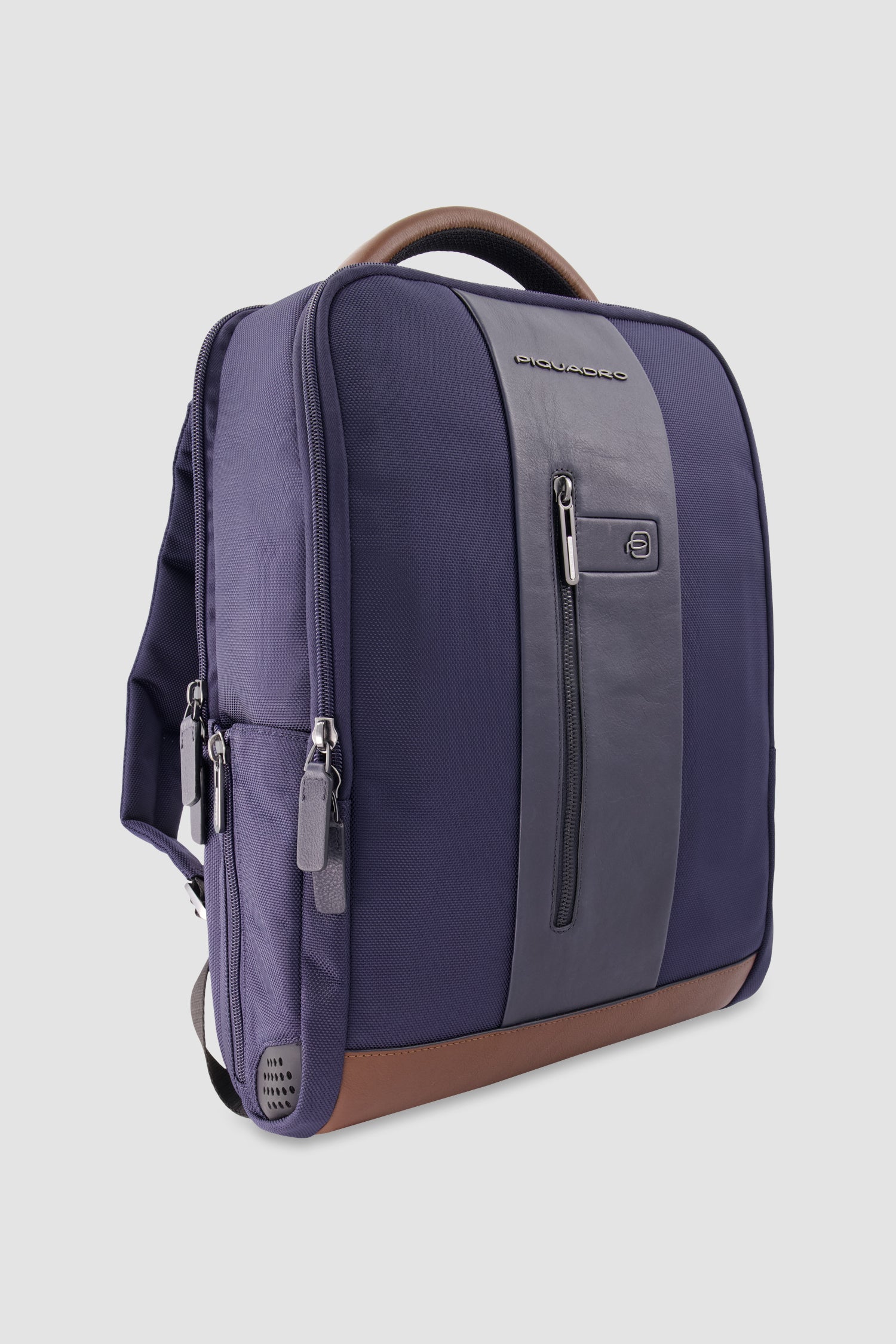 Piquadro Blue Recycled Textile Laptop Backpack 15.6" - Image 2