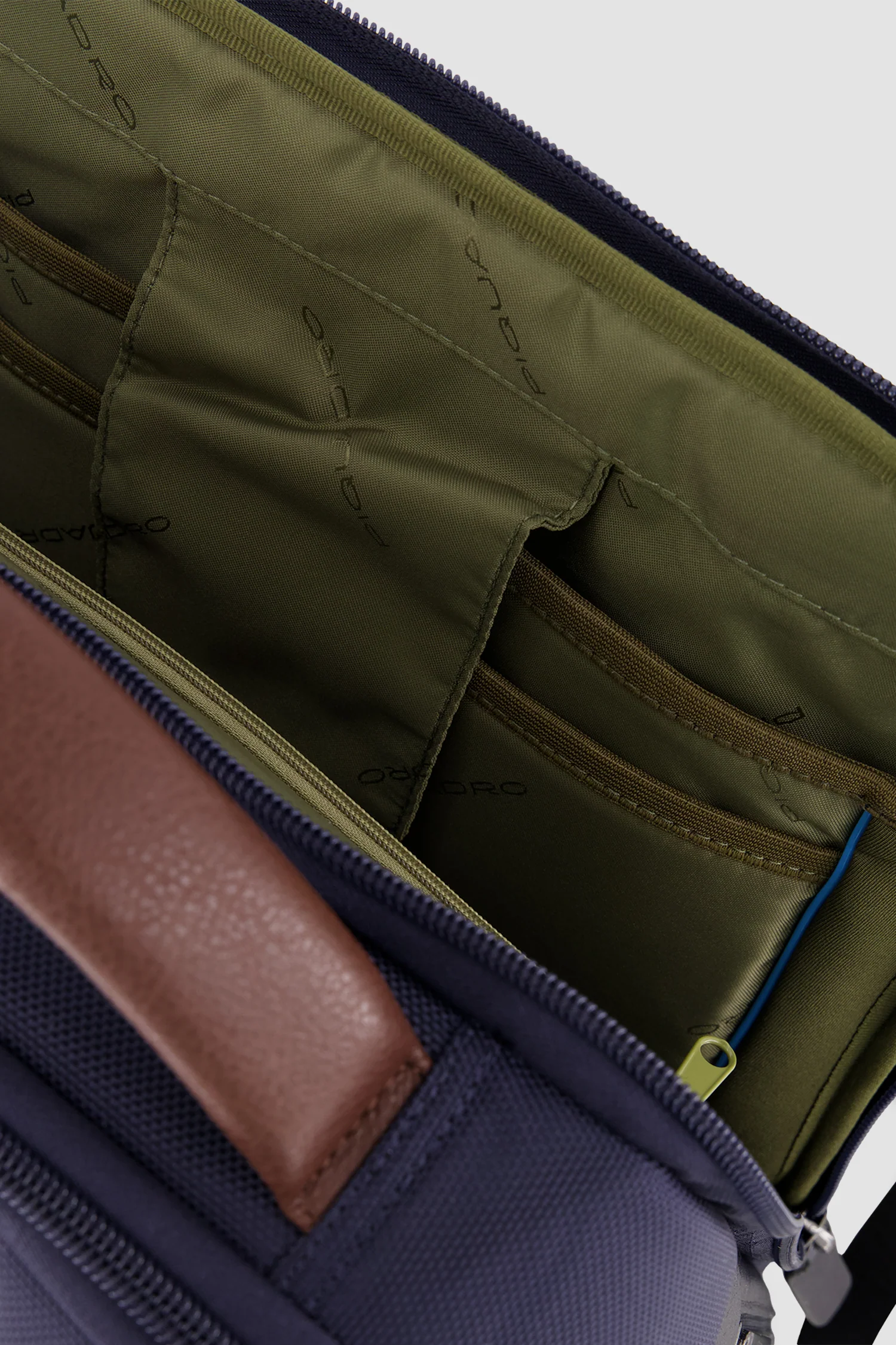 Piquadro Blue Recycled Textile Laptop Backpack 15.6" - Image 5