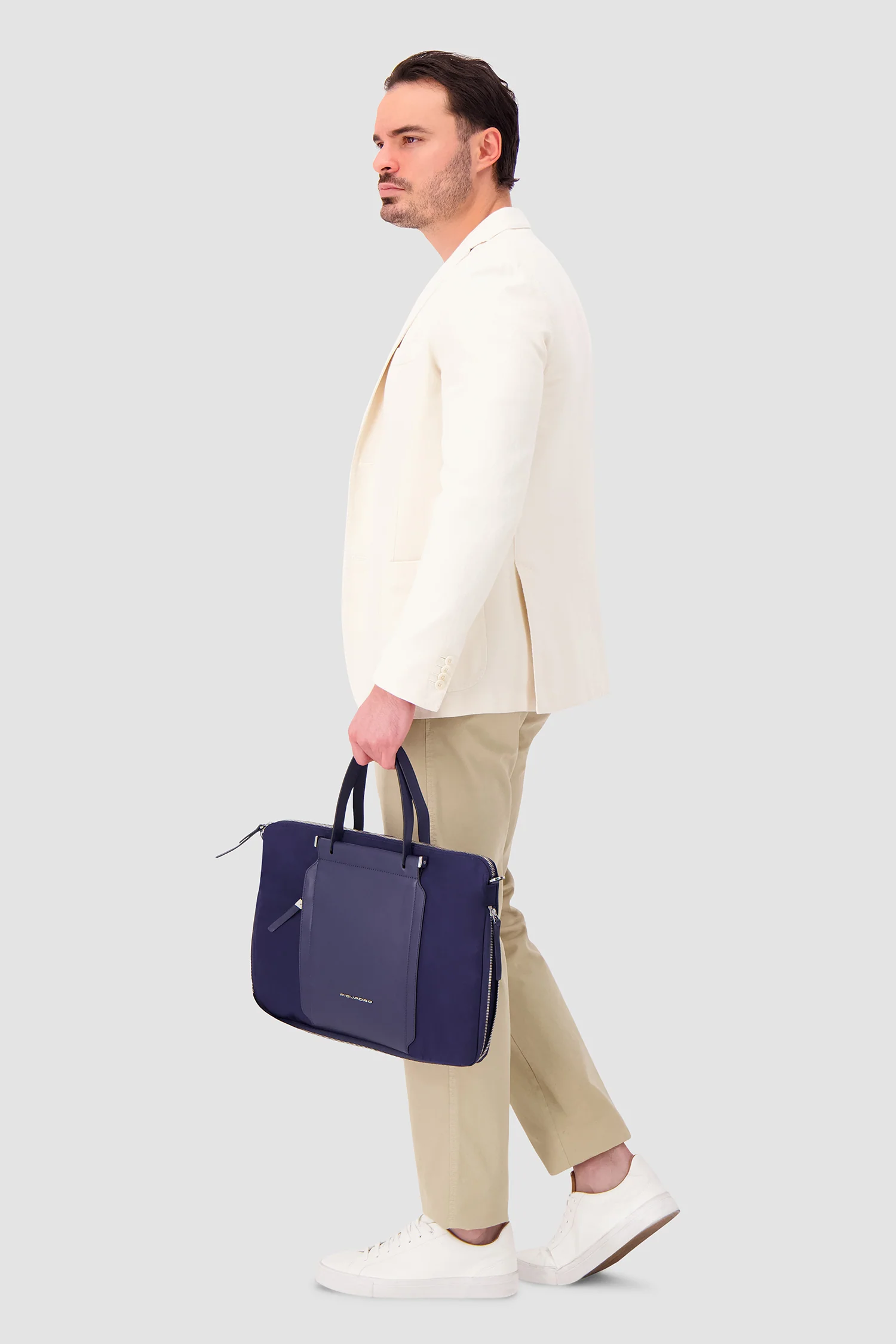 Piquadro Blue Slim 15.6" Laptop Bag - Image 10