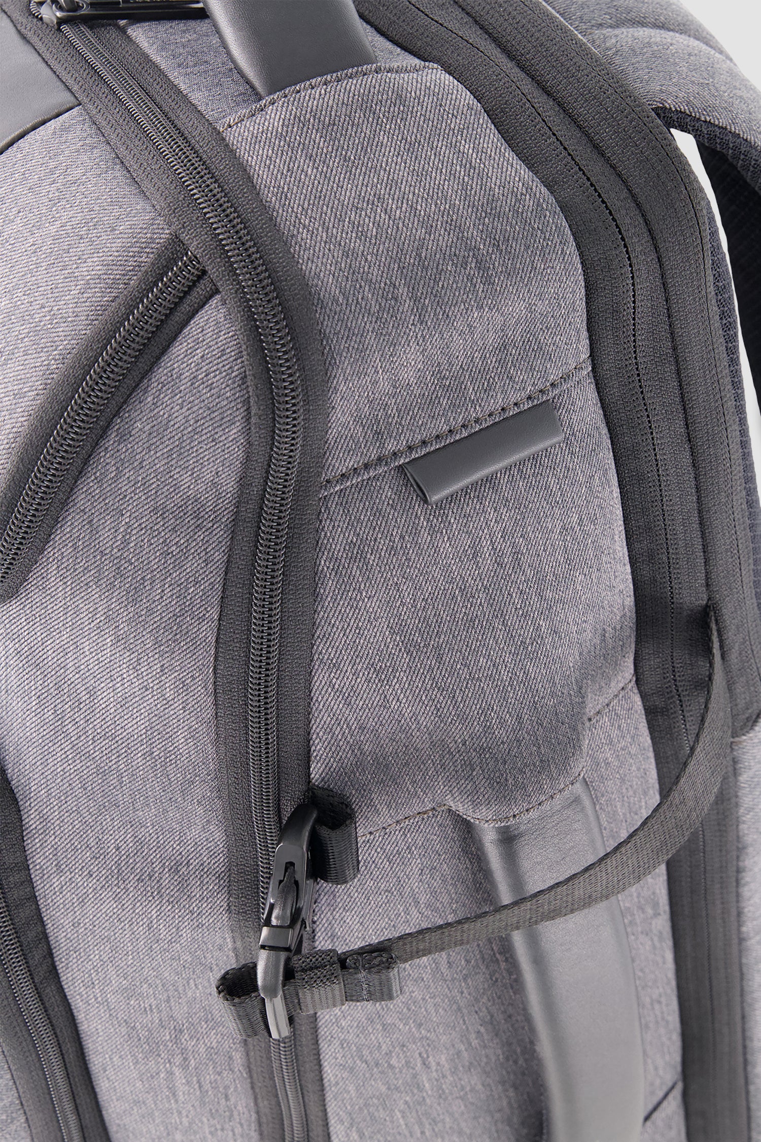 Piquadro Charcoal/Black Expandable Travel Laptop Backpack 15.6" - Image 4