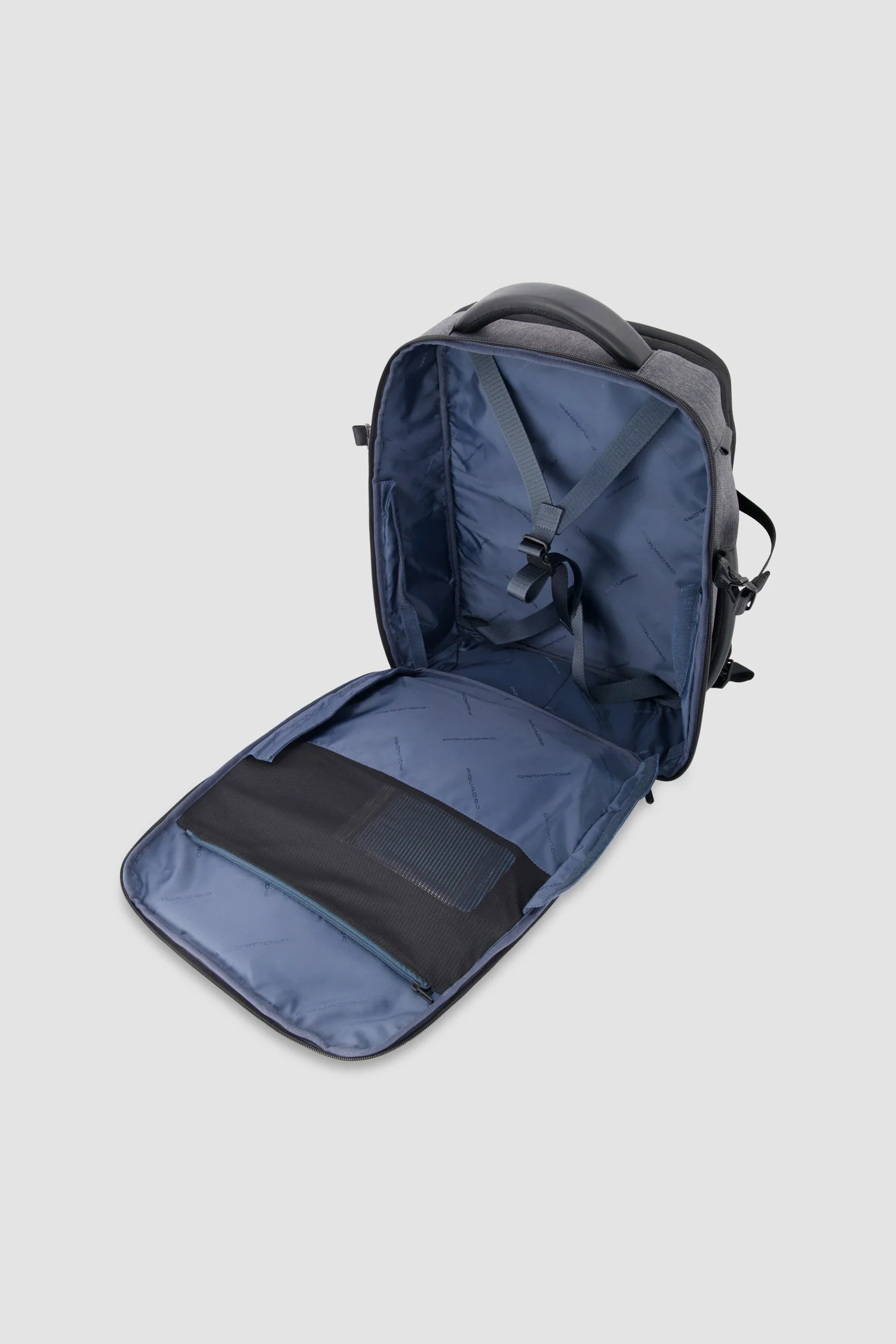 Piquadro Charcoal/Black Expandable Travel Laptop Backpack 15.6" - Image 8