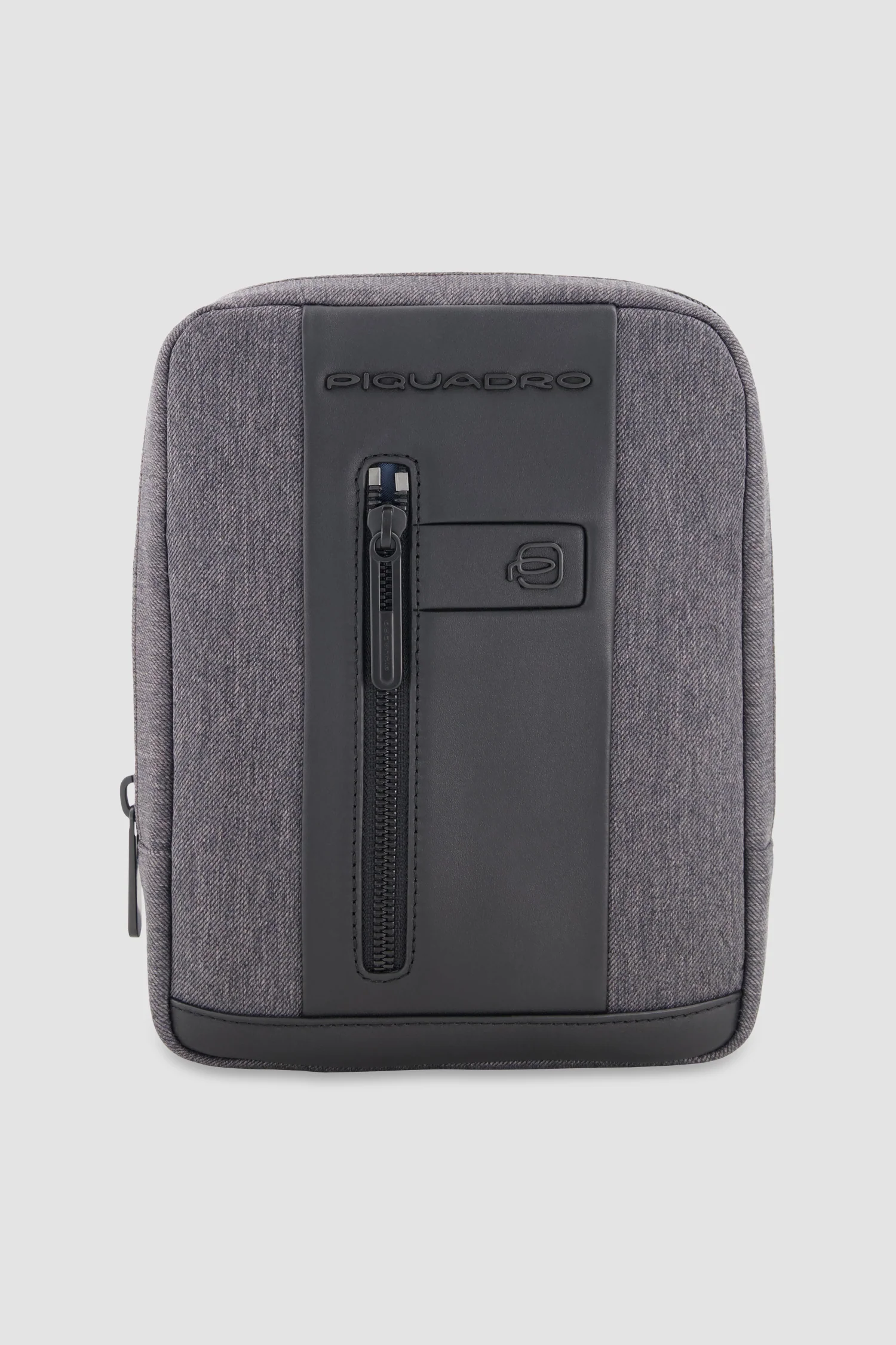 Piquadro Grey/Black Crossbody Bag