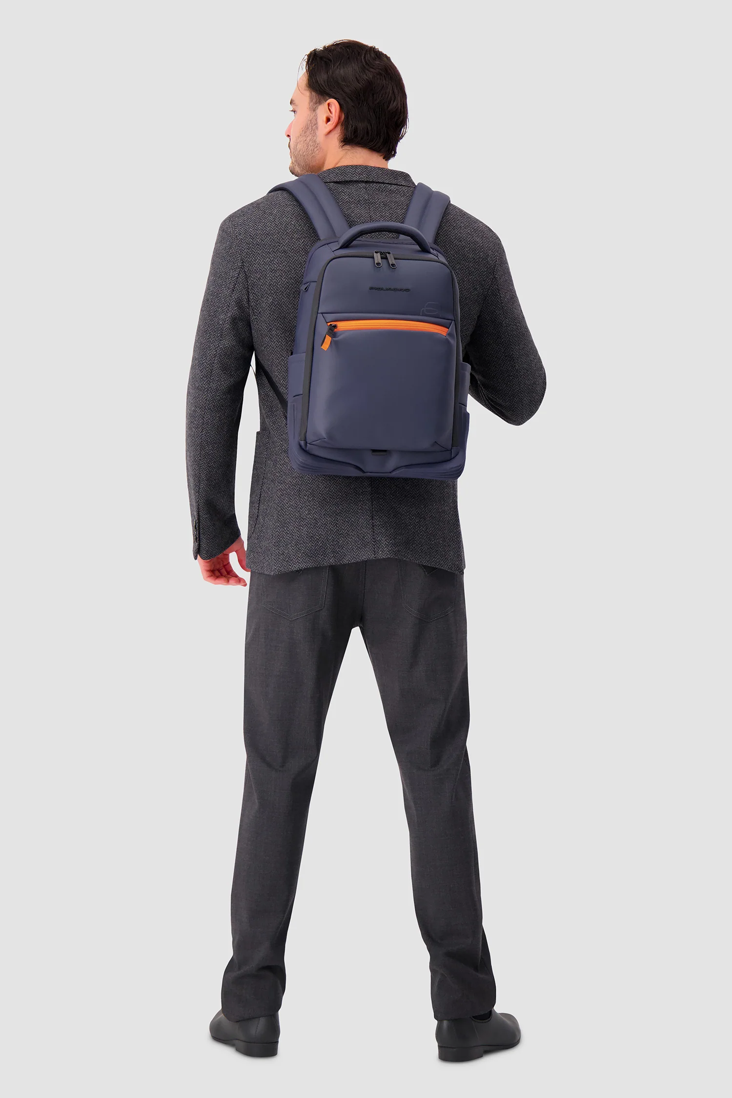 Piquadro Navy Travel Laptop Backpack - Image 8