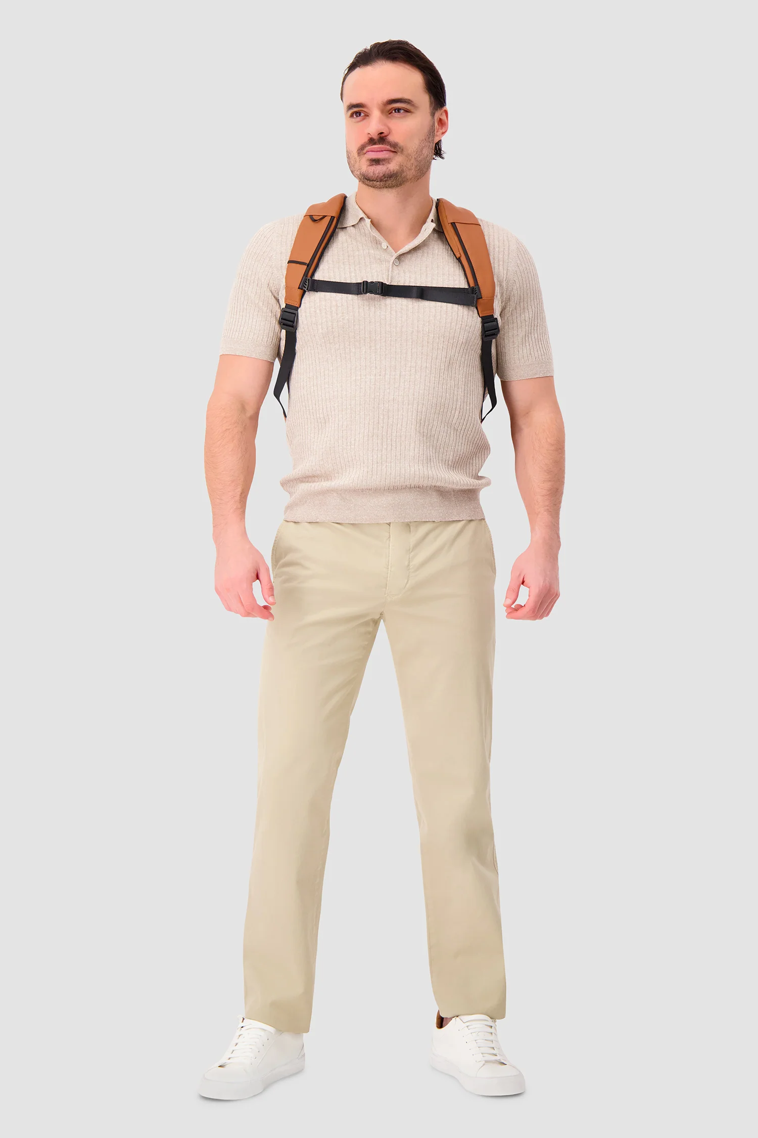 Piquadro Orange Roll Top Backpack - Image 12