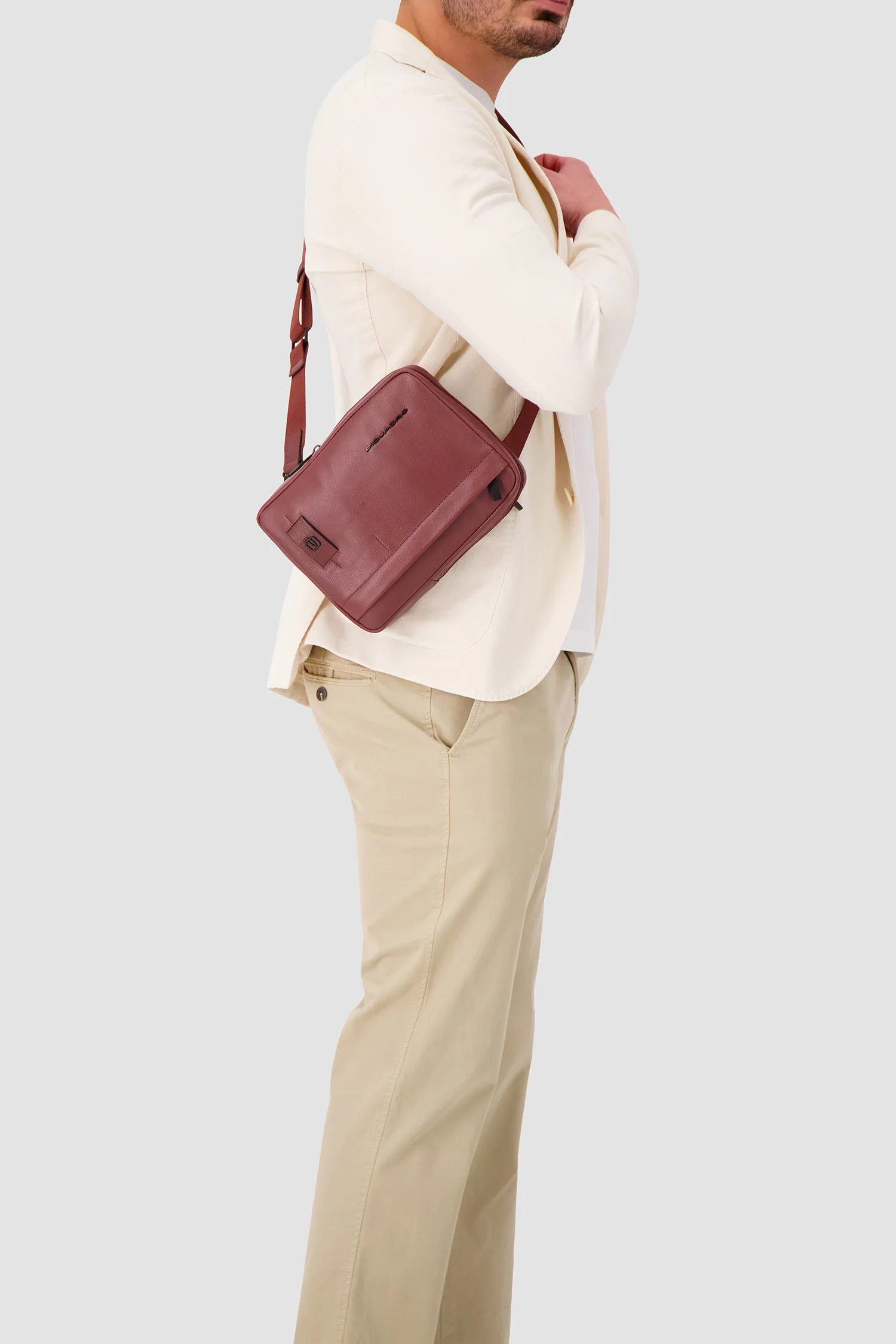 Piquadro Rust Crossbody Bag - Image 7