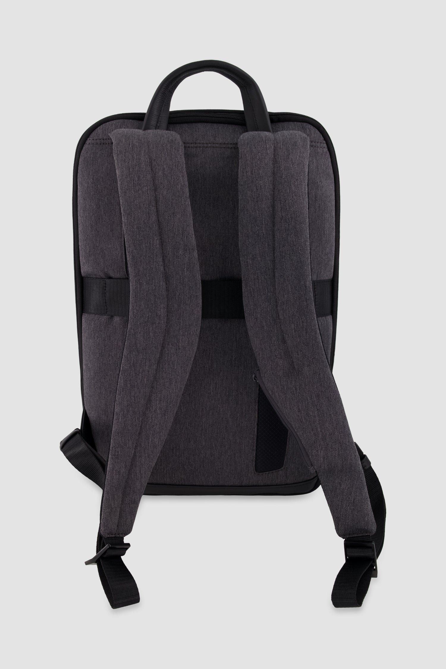 Piquadro Charcoal/Black Slim Laptop Backpack 15.6" - Image 3
