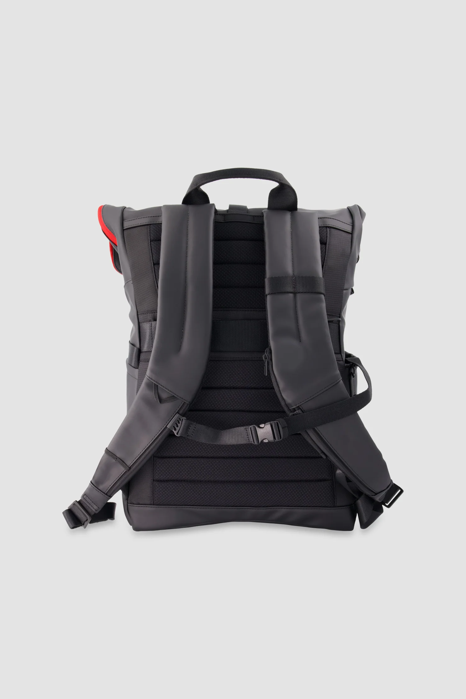 Piquadro x Ducati Black Roll Top Backpack - Image 4