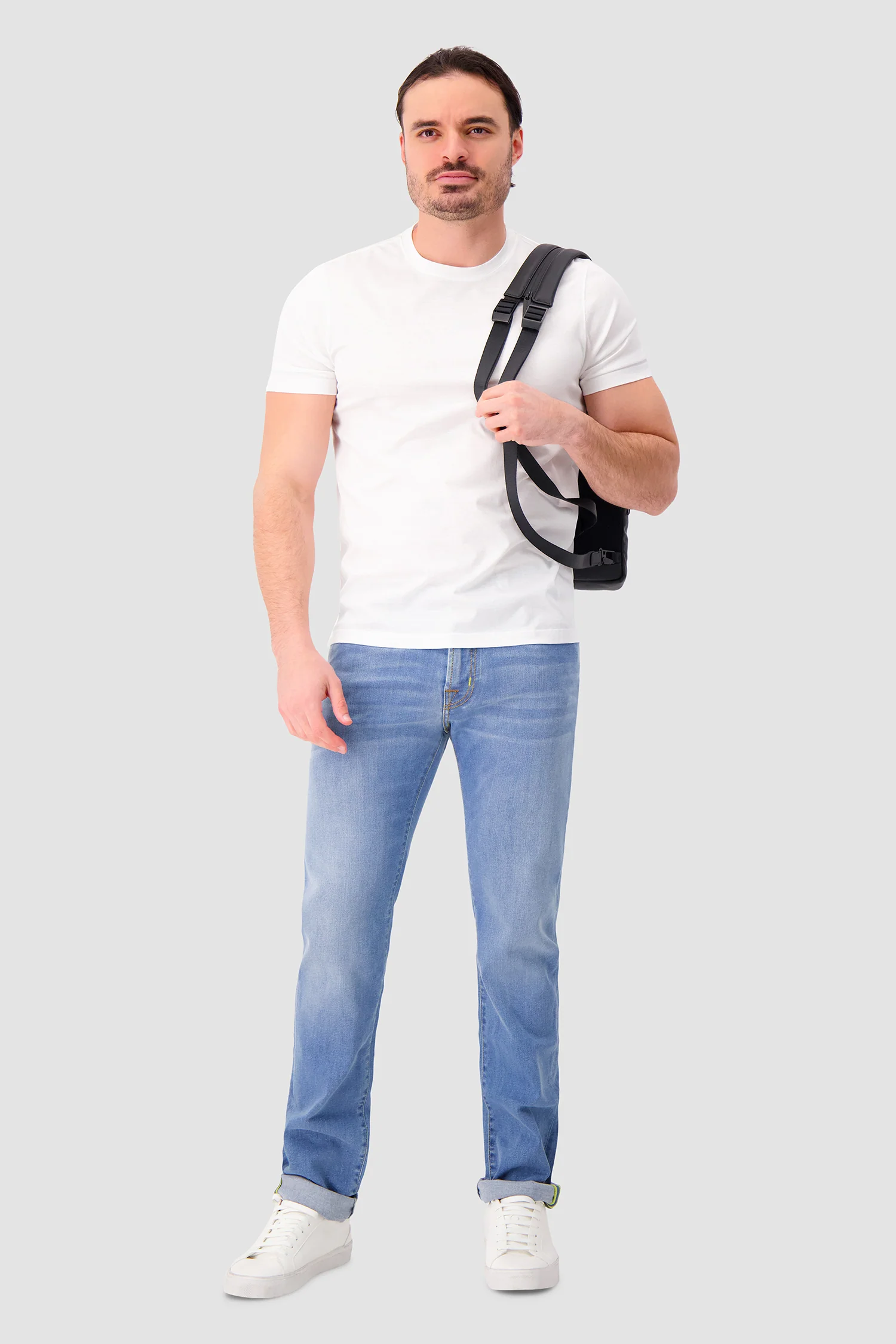 Piquadro x Ducati Black Water Resistant Sling Bag - Image 8