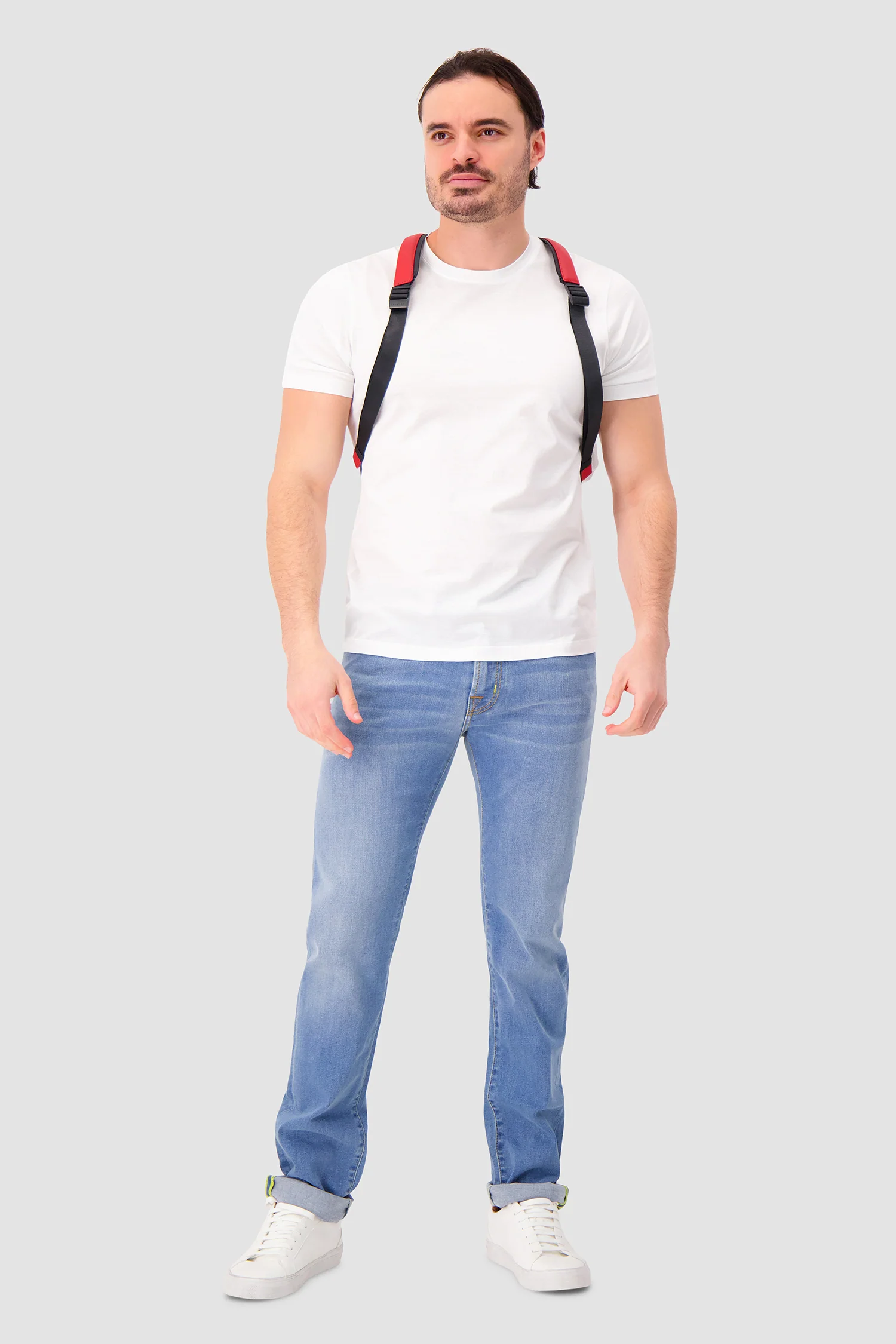 Piquadro x Ducati Red Water Resistant Sling Bag - Image 11