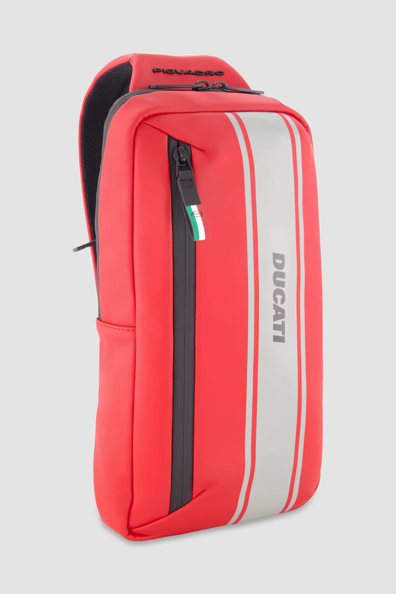 Piquadro x Ducati Red Water Resistant Sling Bag - Image 2