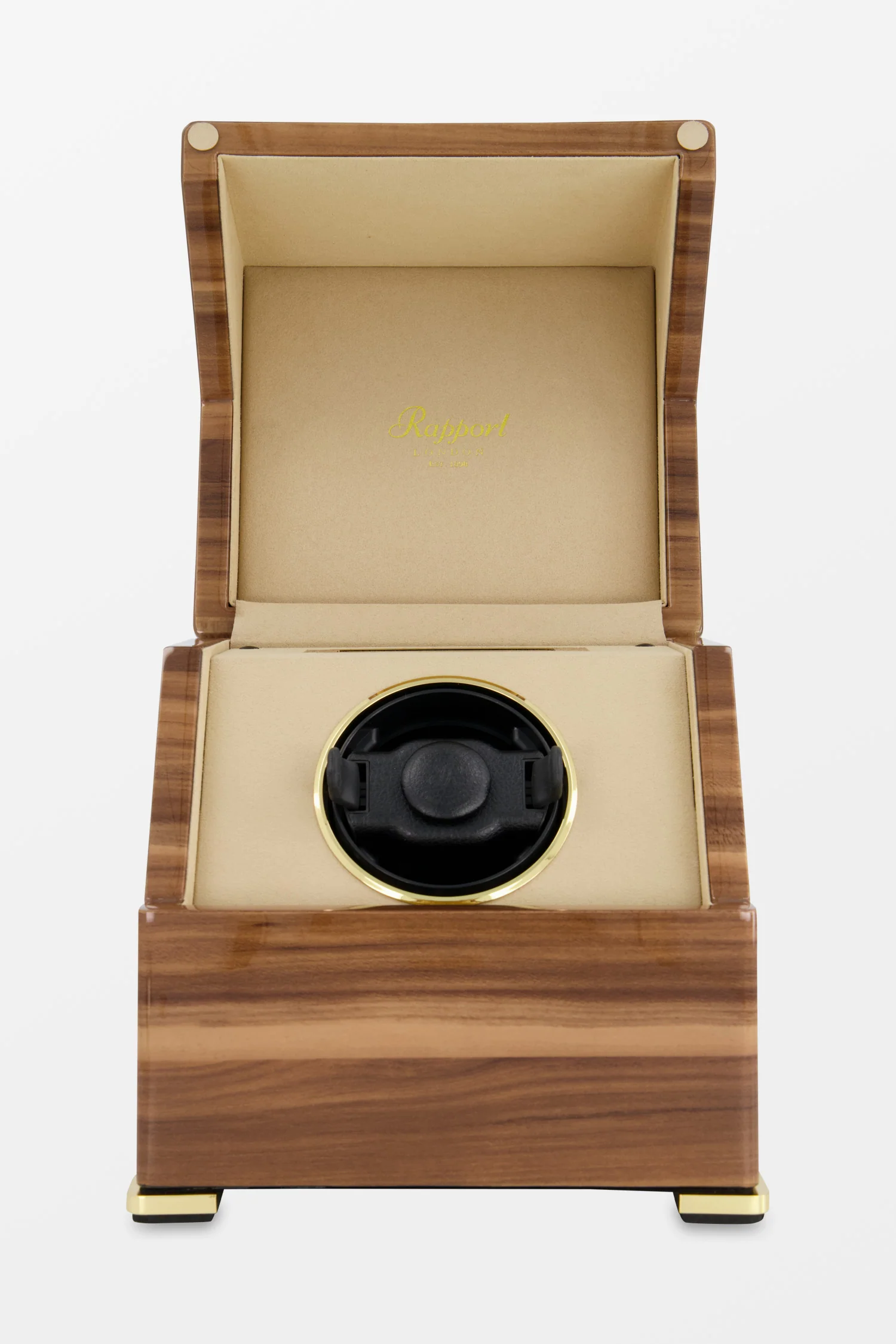Rapport Walnut Perpetua III Single Watch Winder - Image 2