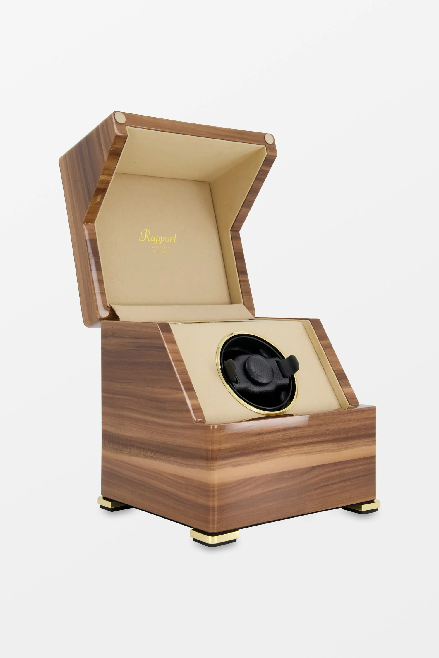 Rapport Walnut Perpetua III Single Watch Winder - Image 4