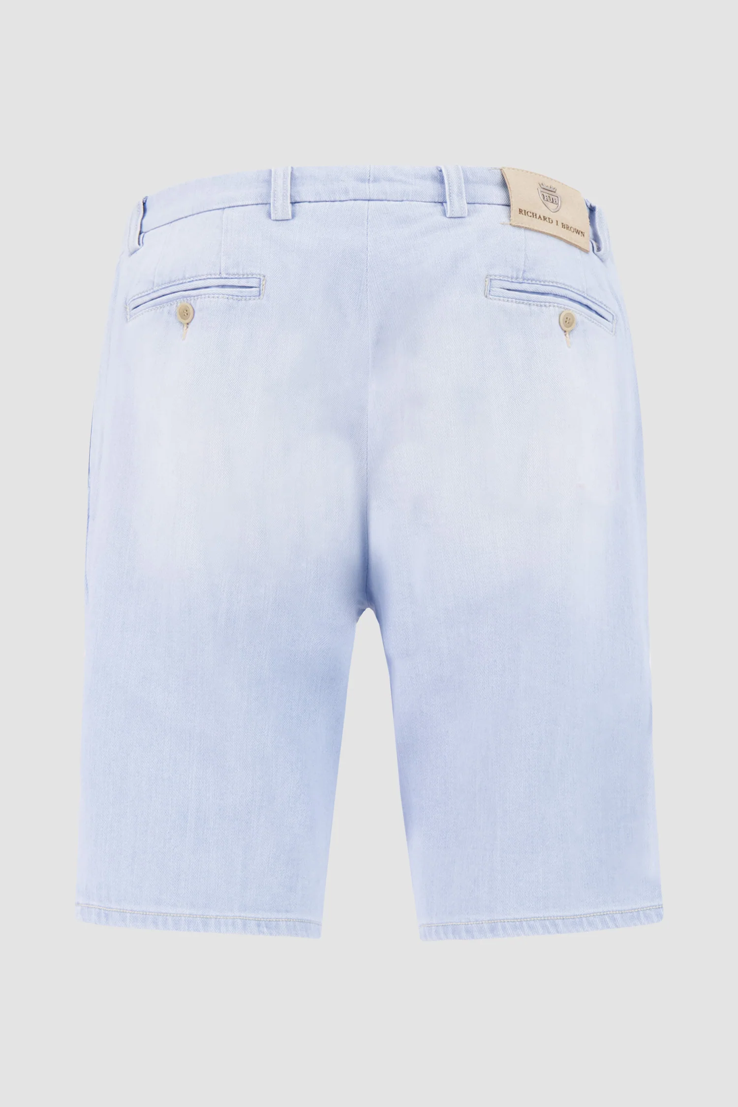 Richard J. Brown Light Denim Shorts - Image 2