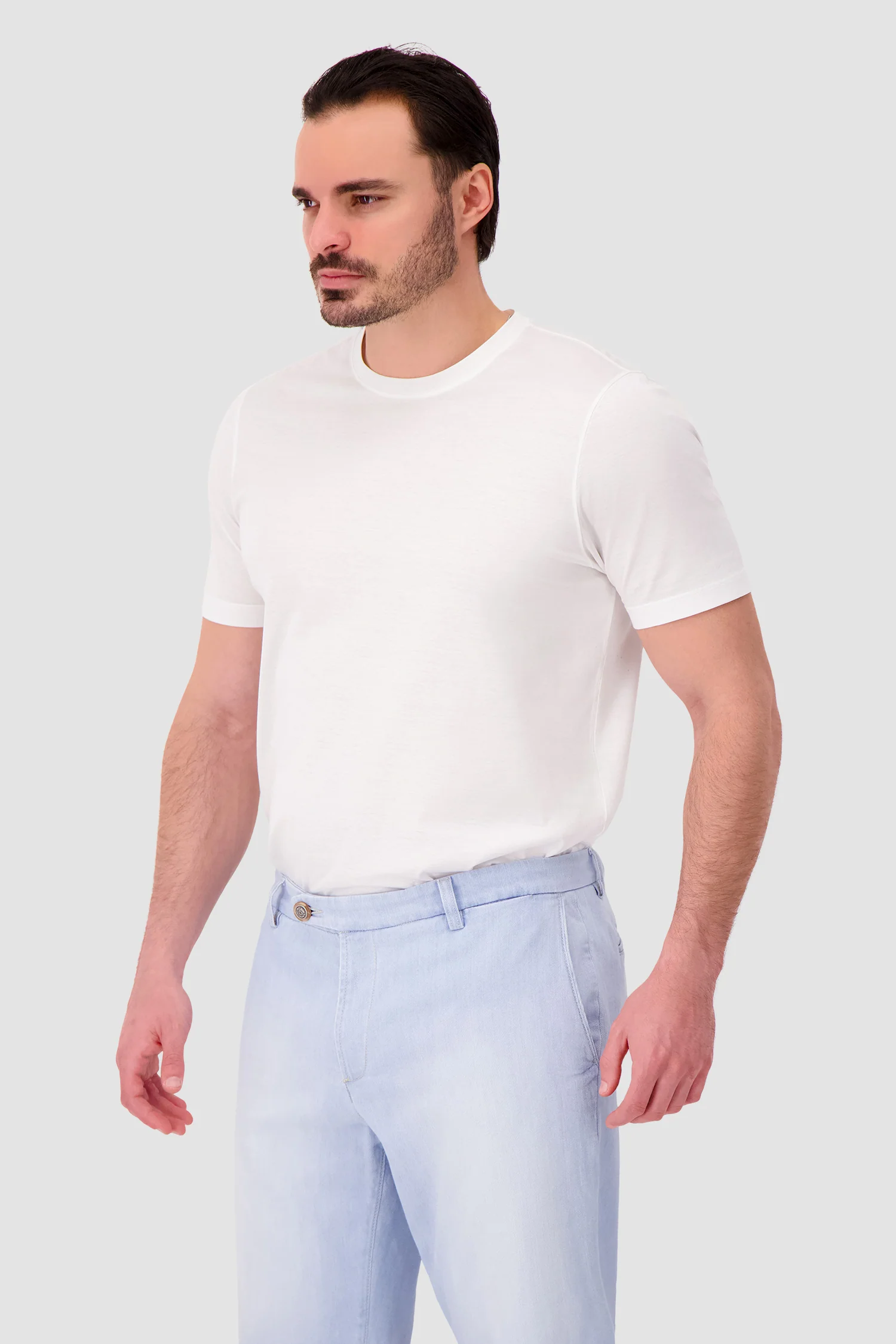 Richard J. Brown Light Denim Shorts - Image 6