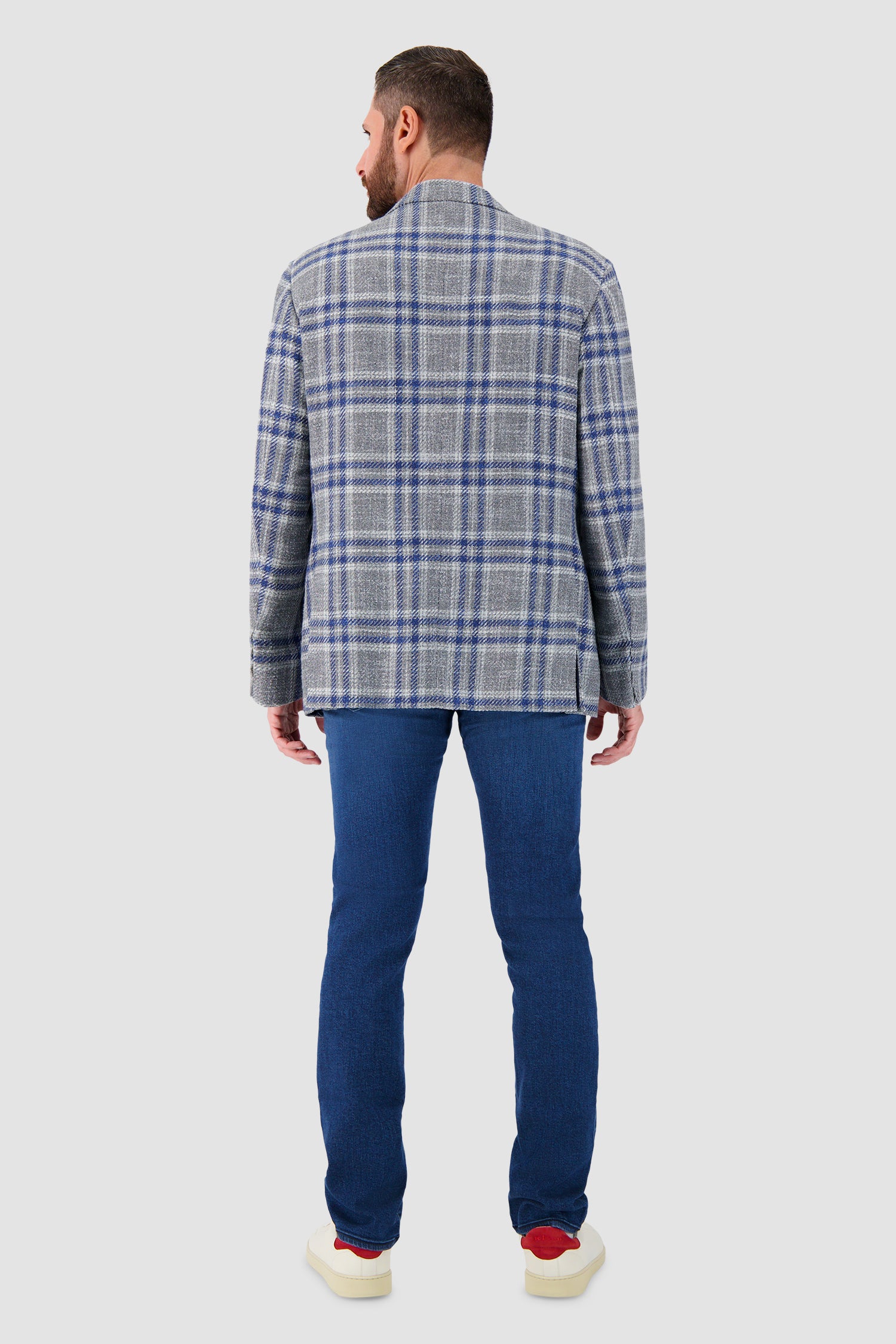 Sartorio Blue/Grey Blazer - Image 5