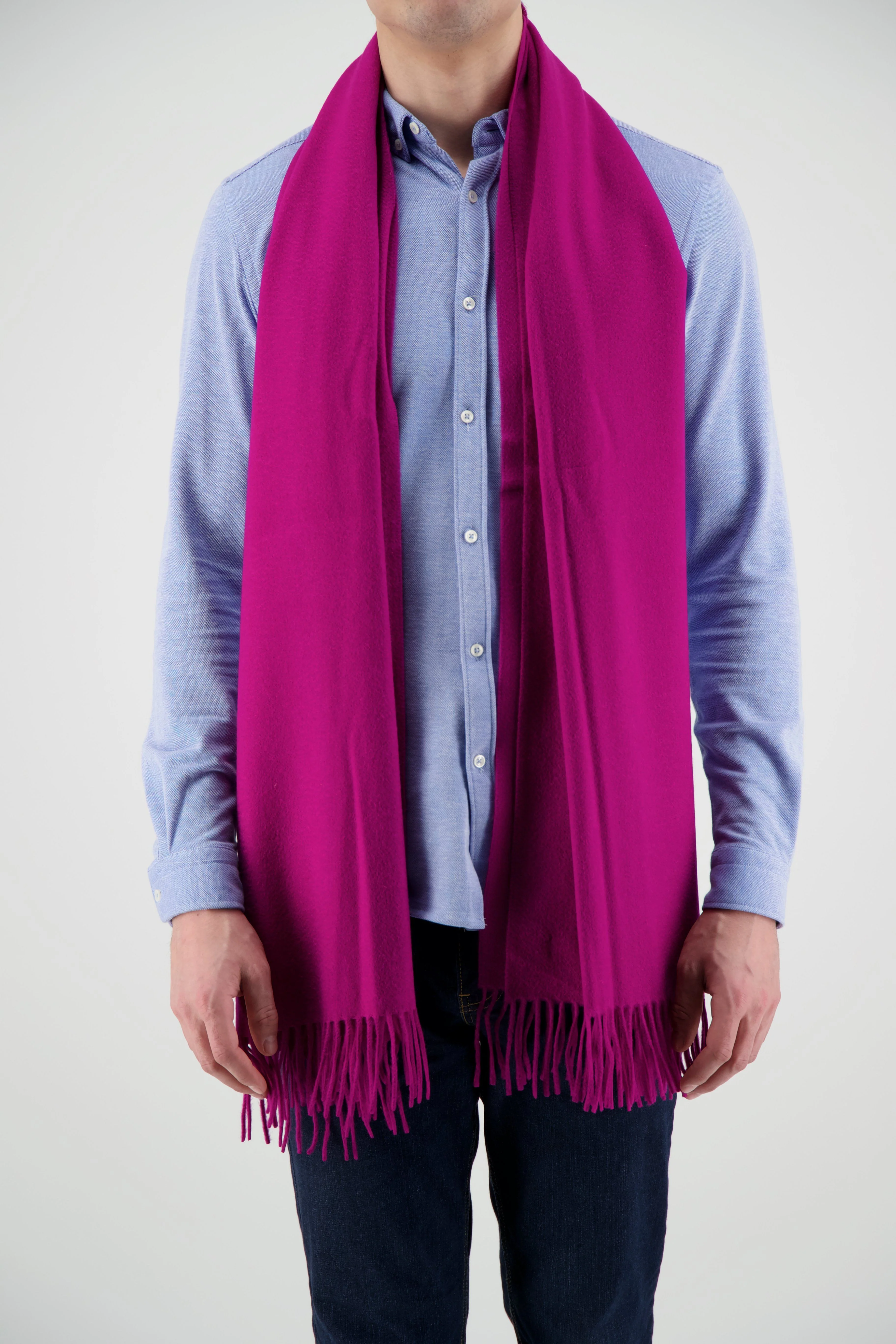 Joshua Ellis Fuchsia Scarf - Image 5