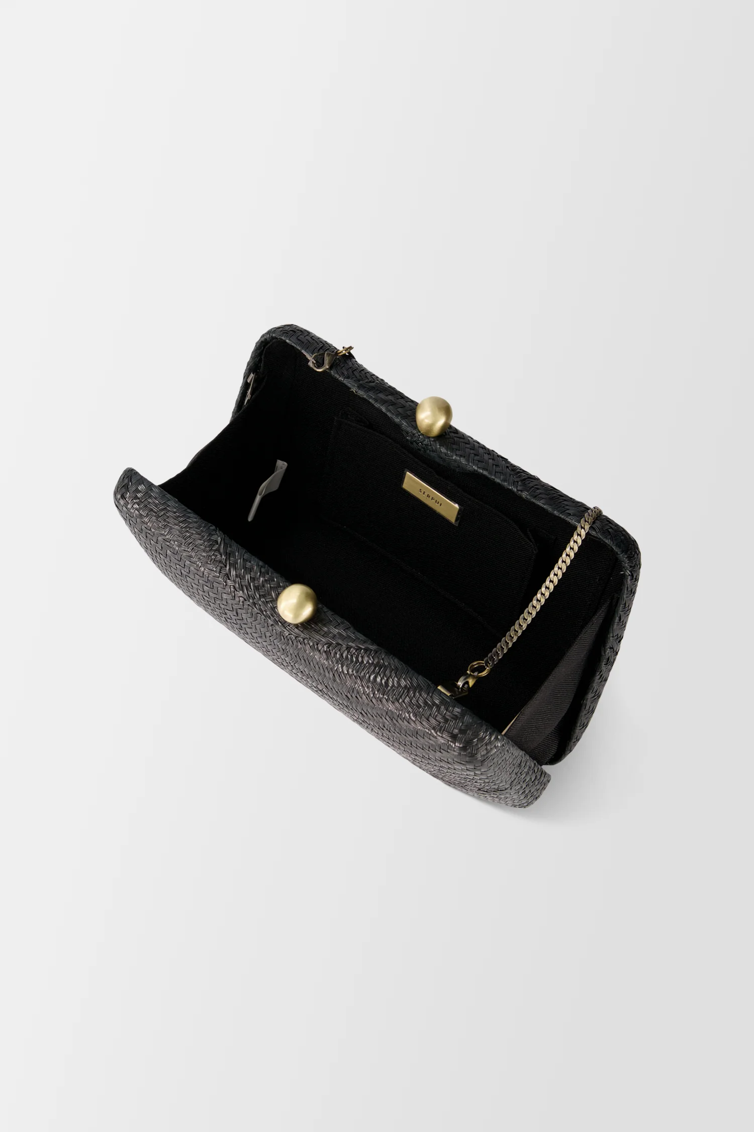 Serpui Black Marissa Bun Clutch - Image 3