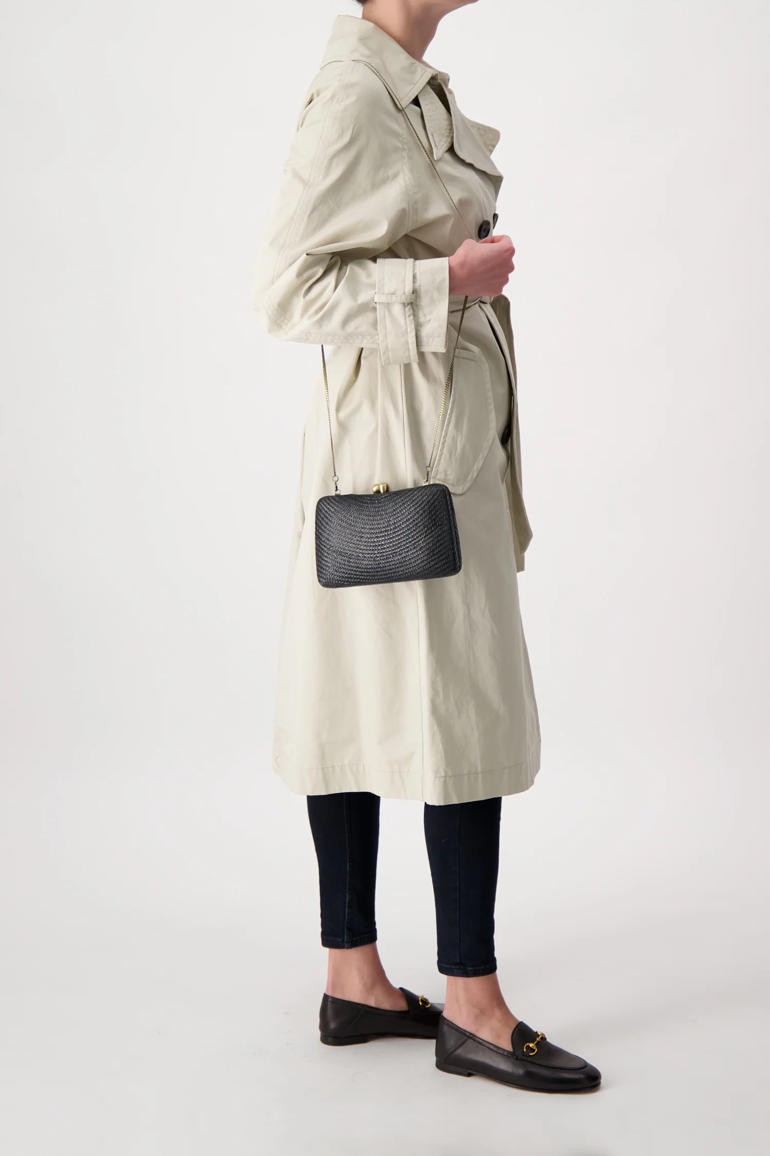 Serpui Black Marissa Bun Clutch - Image 6