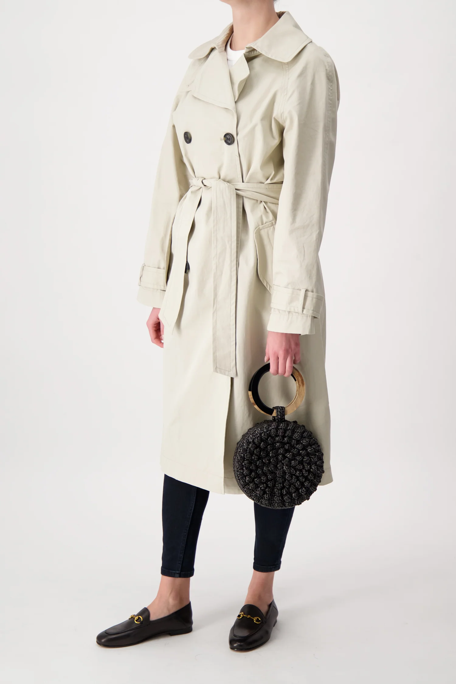 Serpui Black Serena Popcorn Handbag - Image 2