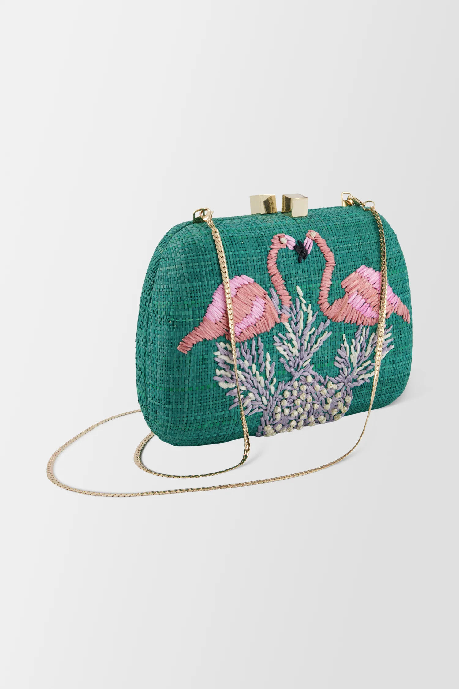 Serpui Green Lolita Flamingo Bag - Image 2