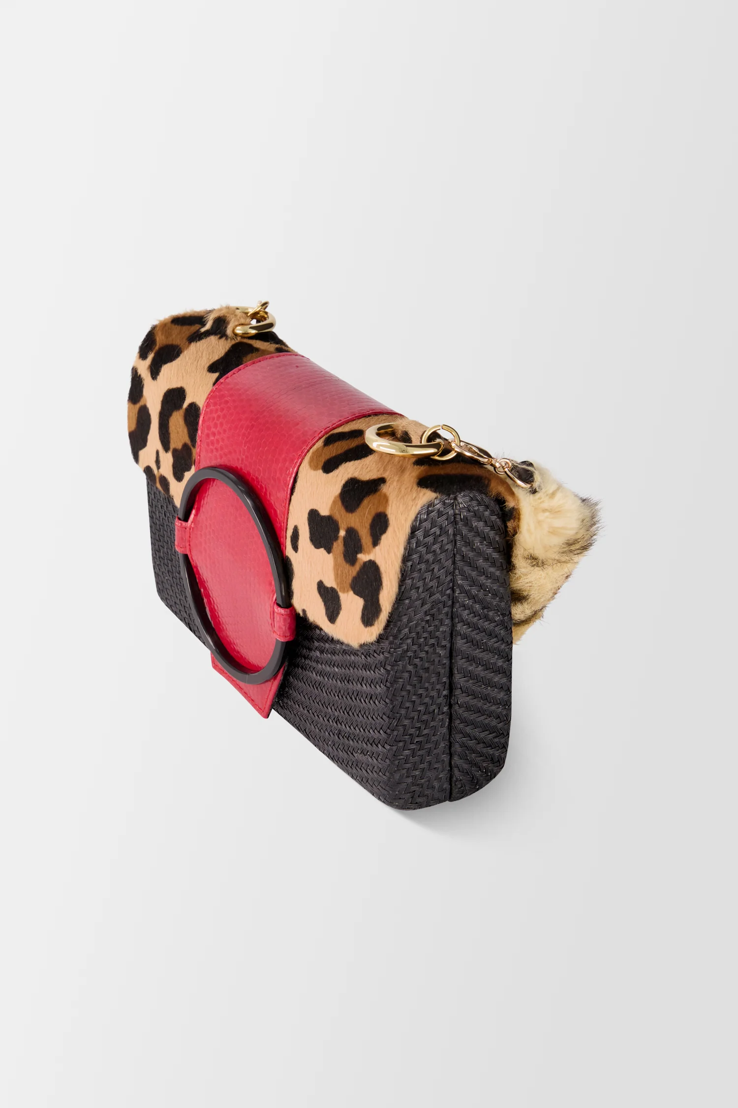 Serpui Leopard/Black Debbie CB Bag - Image 3