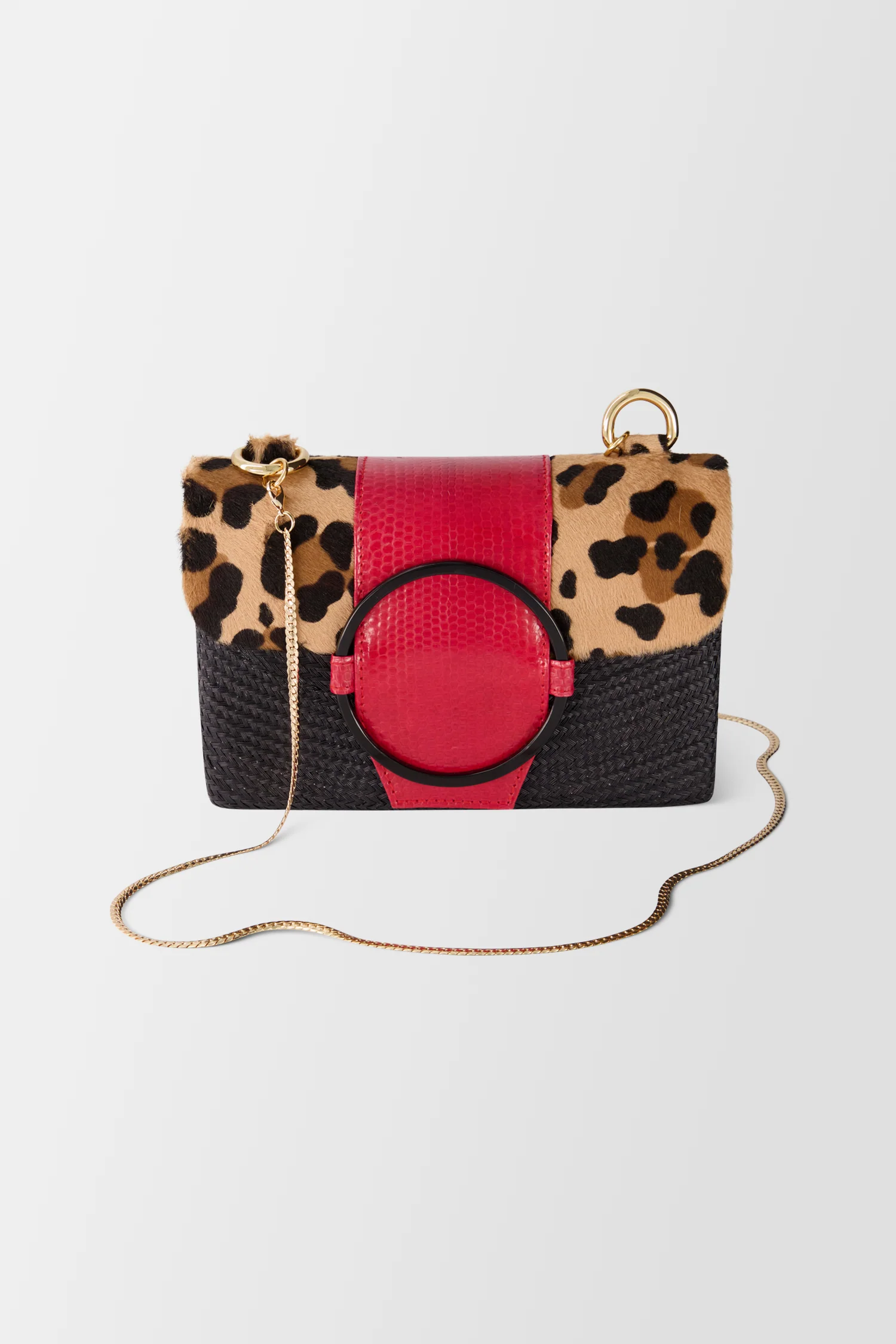 Serpui Leopard/Black Debbie CB Bag - Image 4