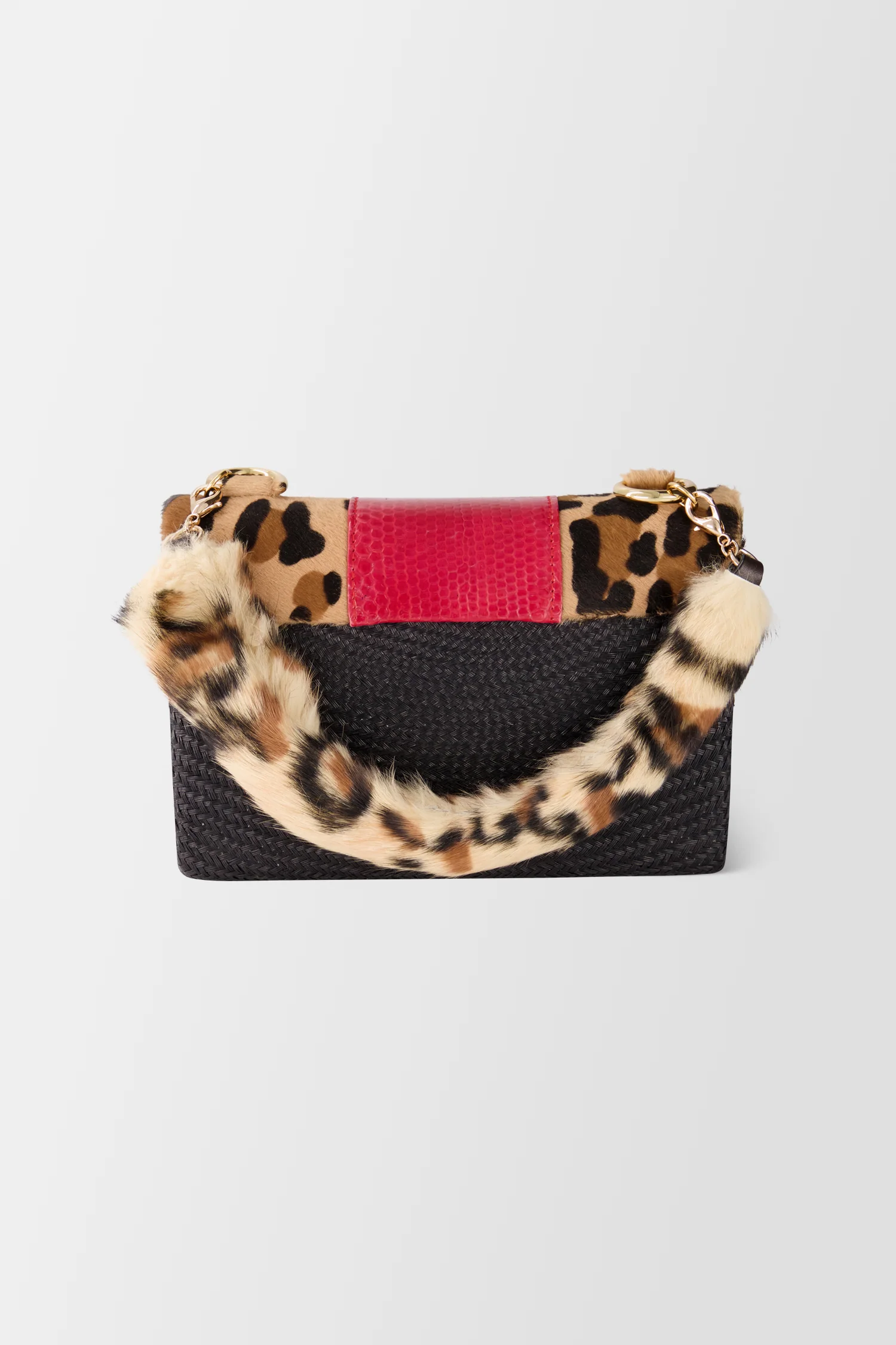 Serpui Leopard/Black Debbie CB Bag - Image 5