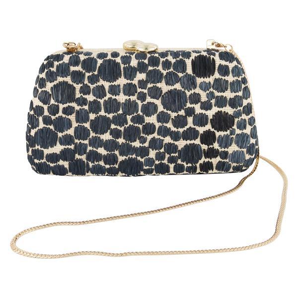 Serpui Natural/Black Tina Polkadots Bag - Image 6