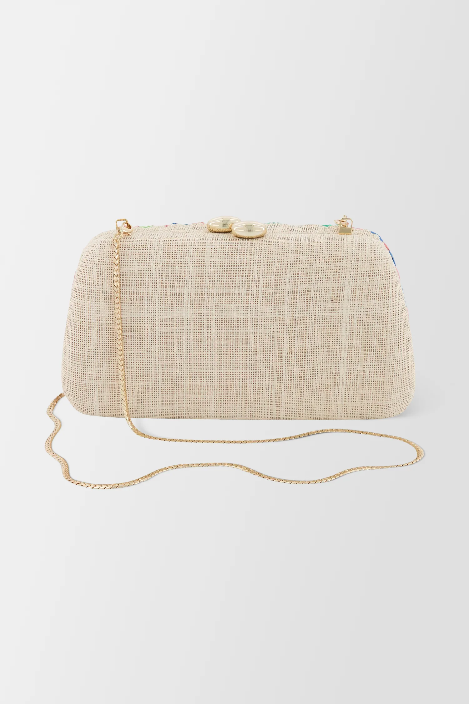 Serpui Natural/Multicolor Tina Polkadots Bag - Image 5