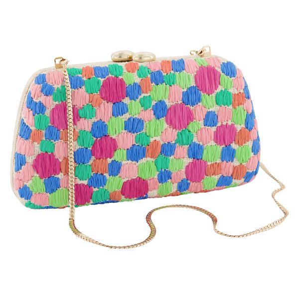 Serpui Natural/Multicolor Tina Polkadots Bag - Image 6