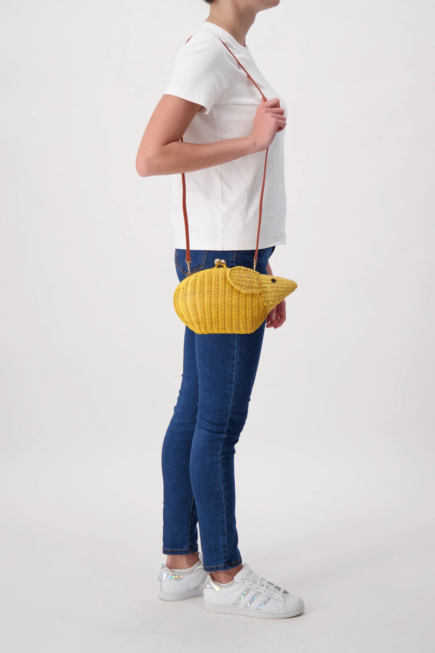 Serpui Yellow Mouse Clutch - Image 2