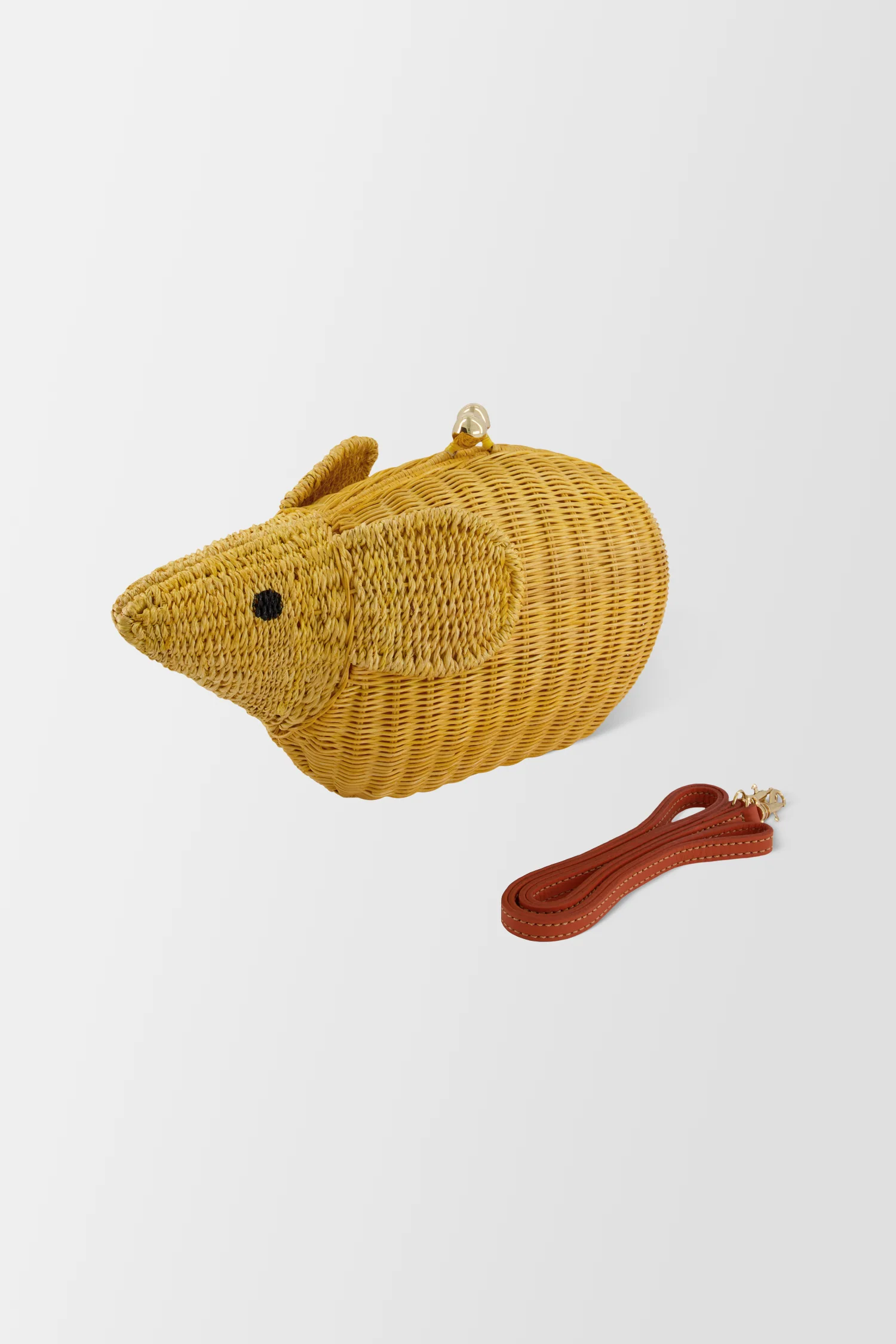 Serpui Yellow Mouse Clutch - Image 3