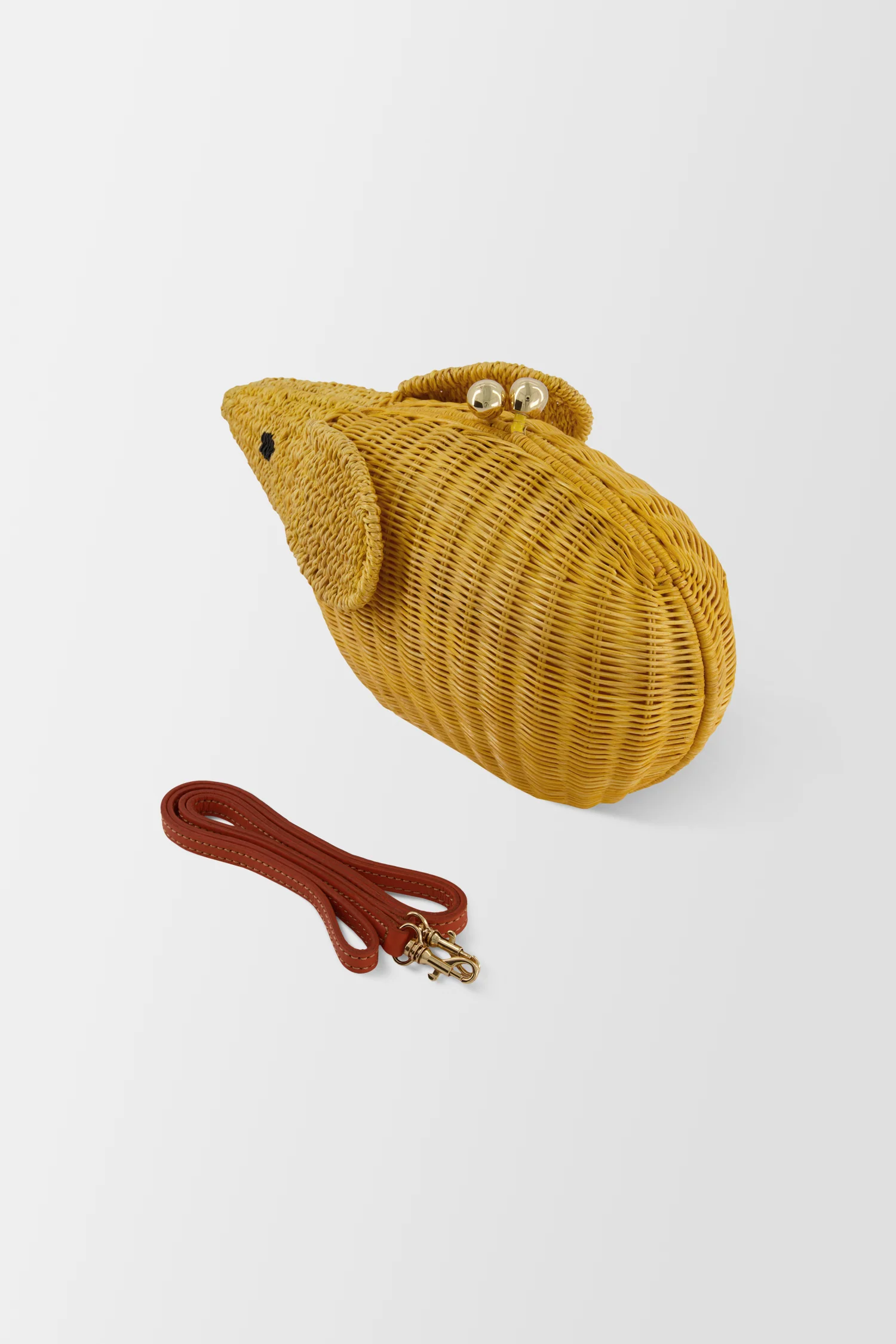Serpui Yellow Mouse Clutch - Image 4
