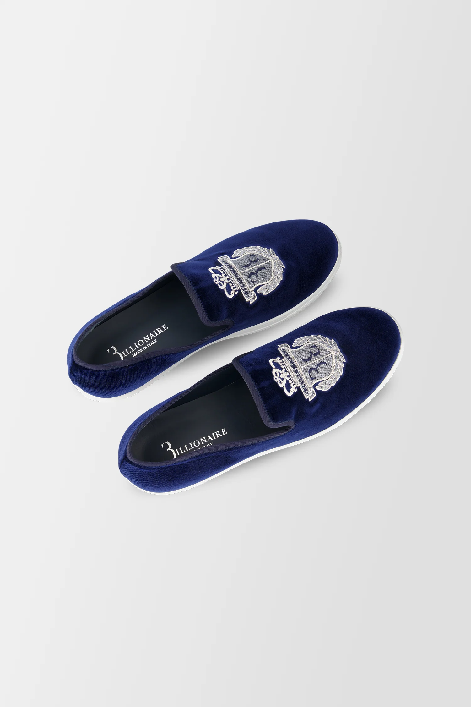 Billionaire Dark Blue Loafers - Image 4