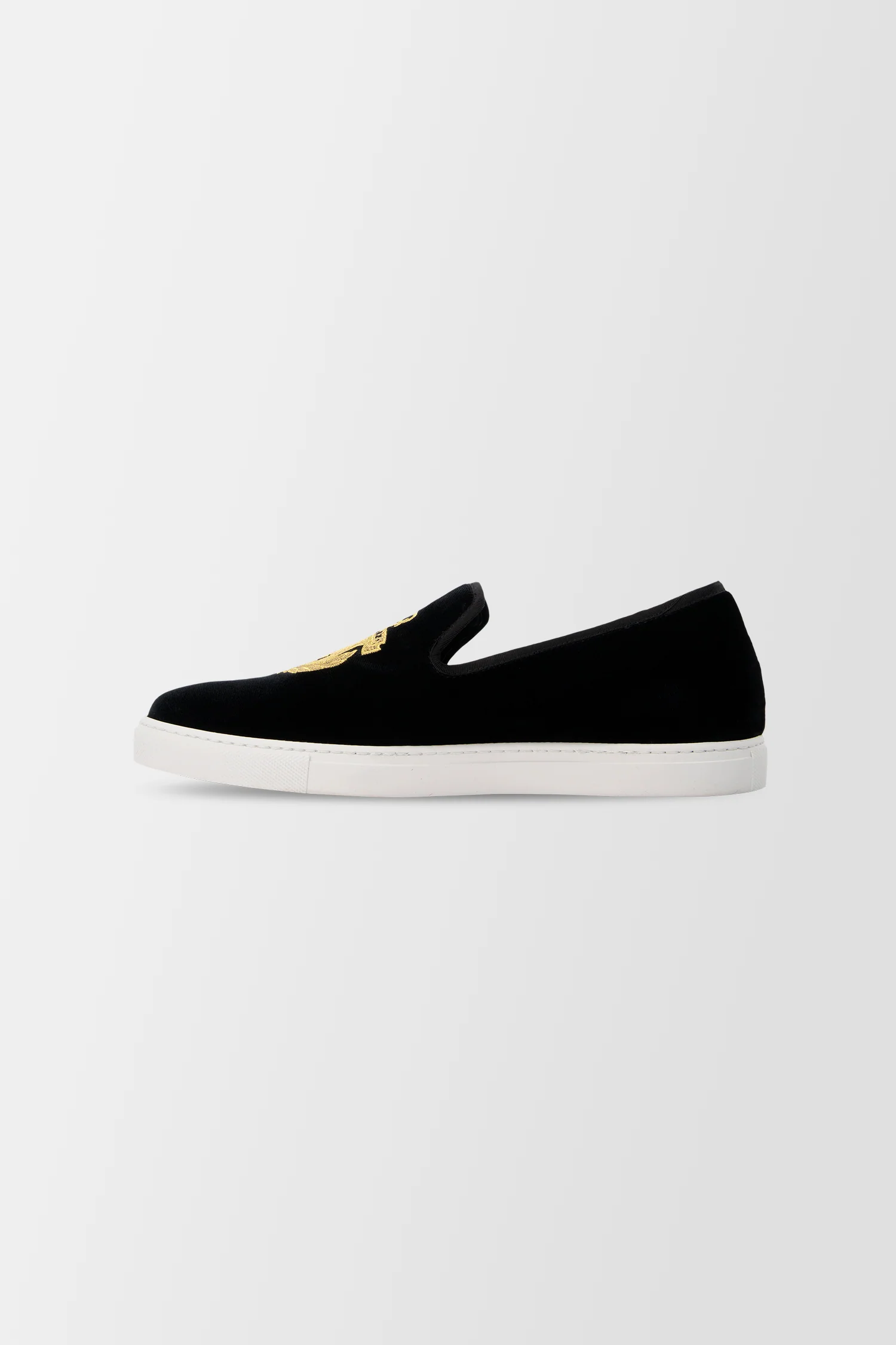 Billionaire Black Gold Crest Loafers - Image 4