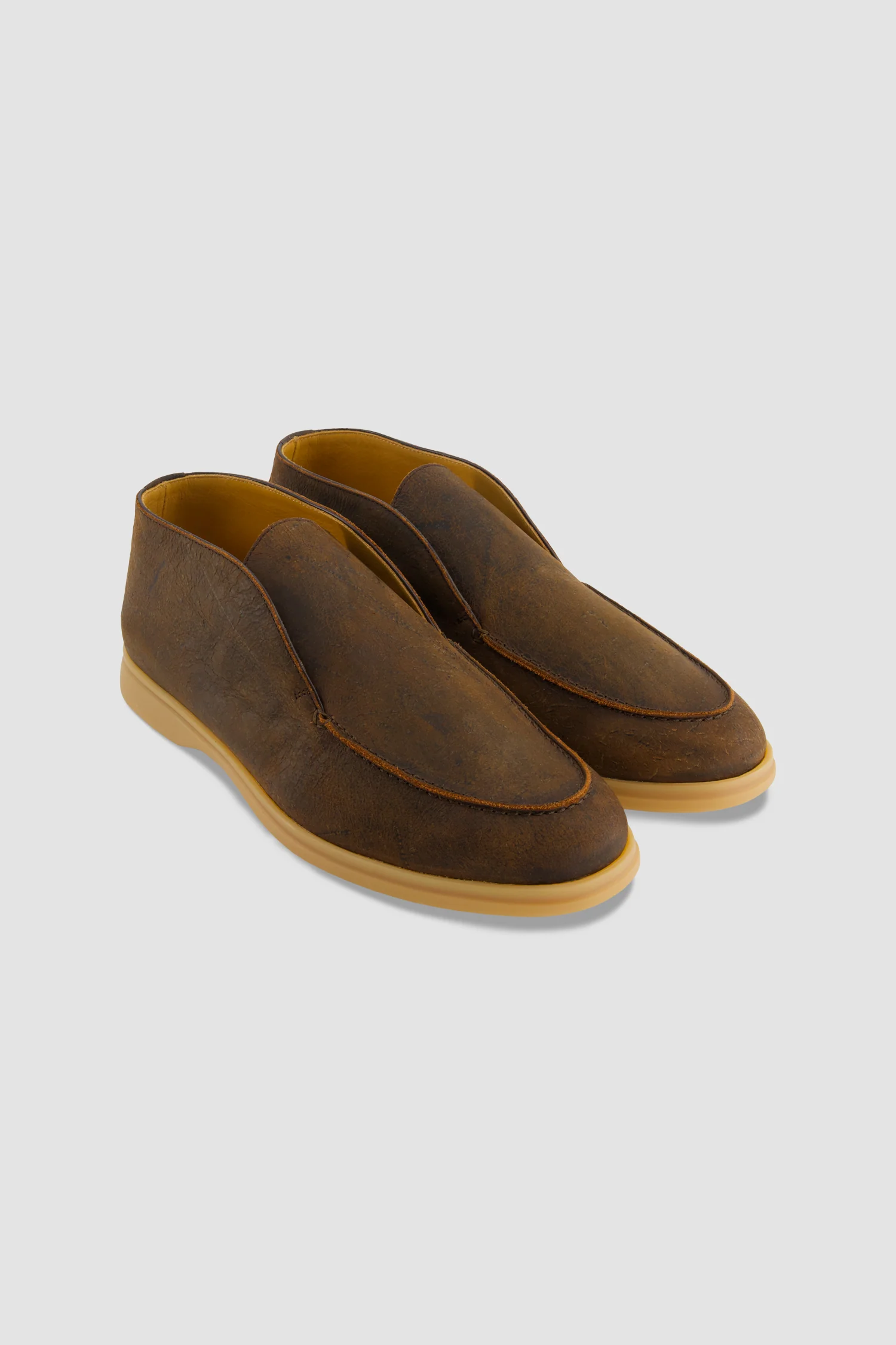 Stefano Bemer Brown Venetian Boots - Image 4