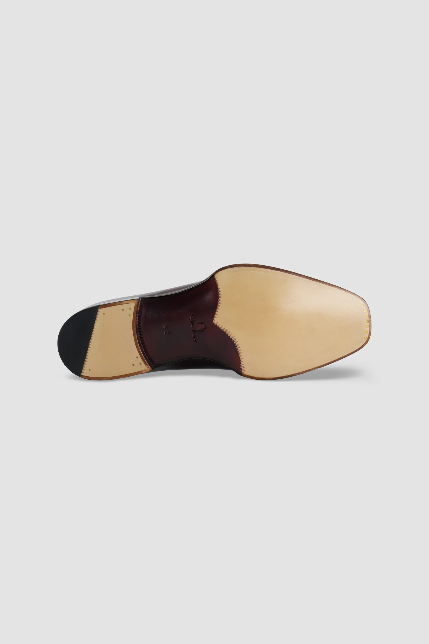Stefano Bemer Brown Vocalou Apron-Toe Derby - Image 5