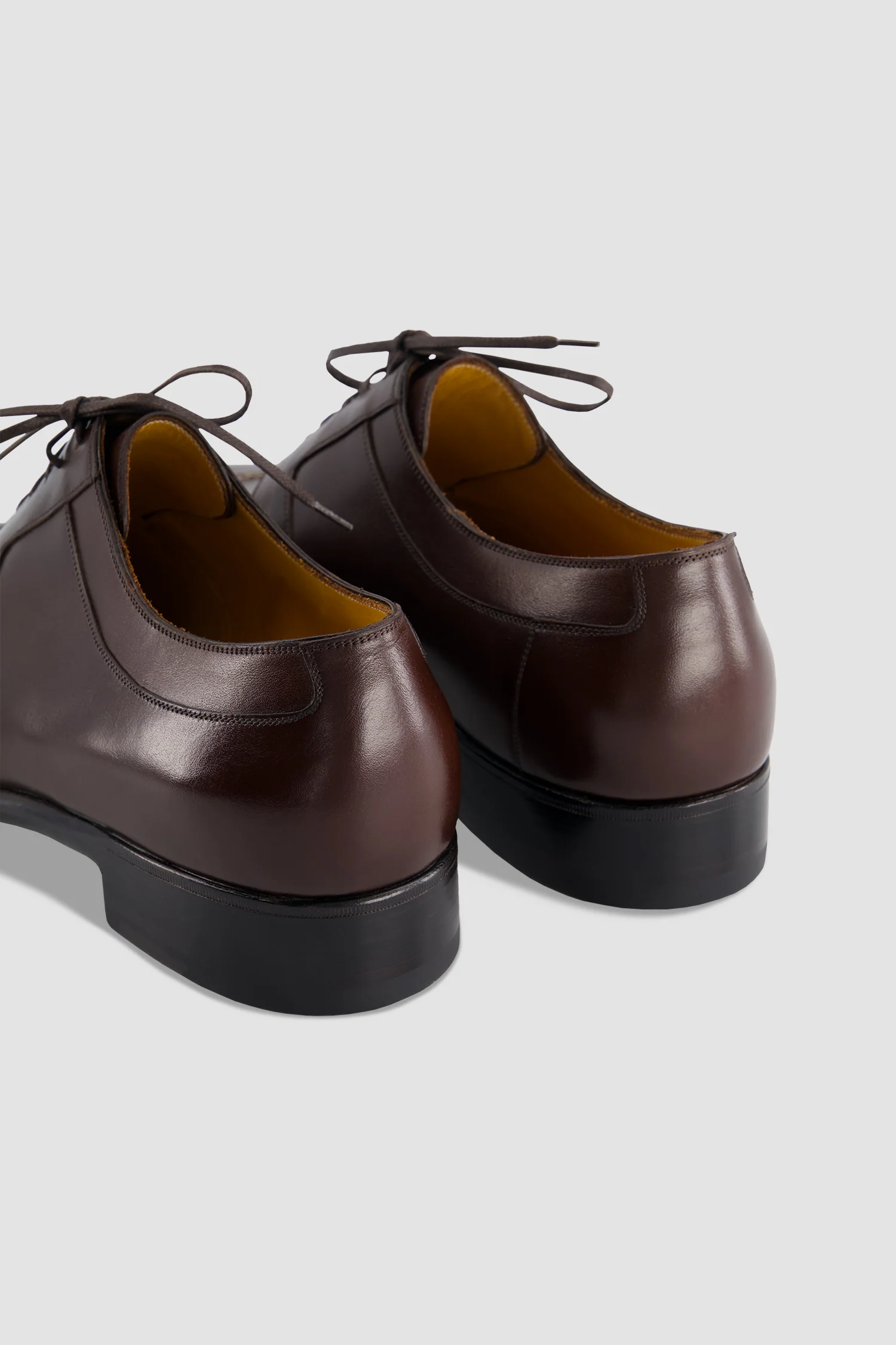Stefano Bemer Brown Vocalou Apron-Toe Derby - Image 6