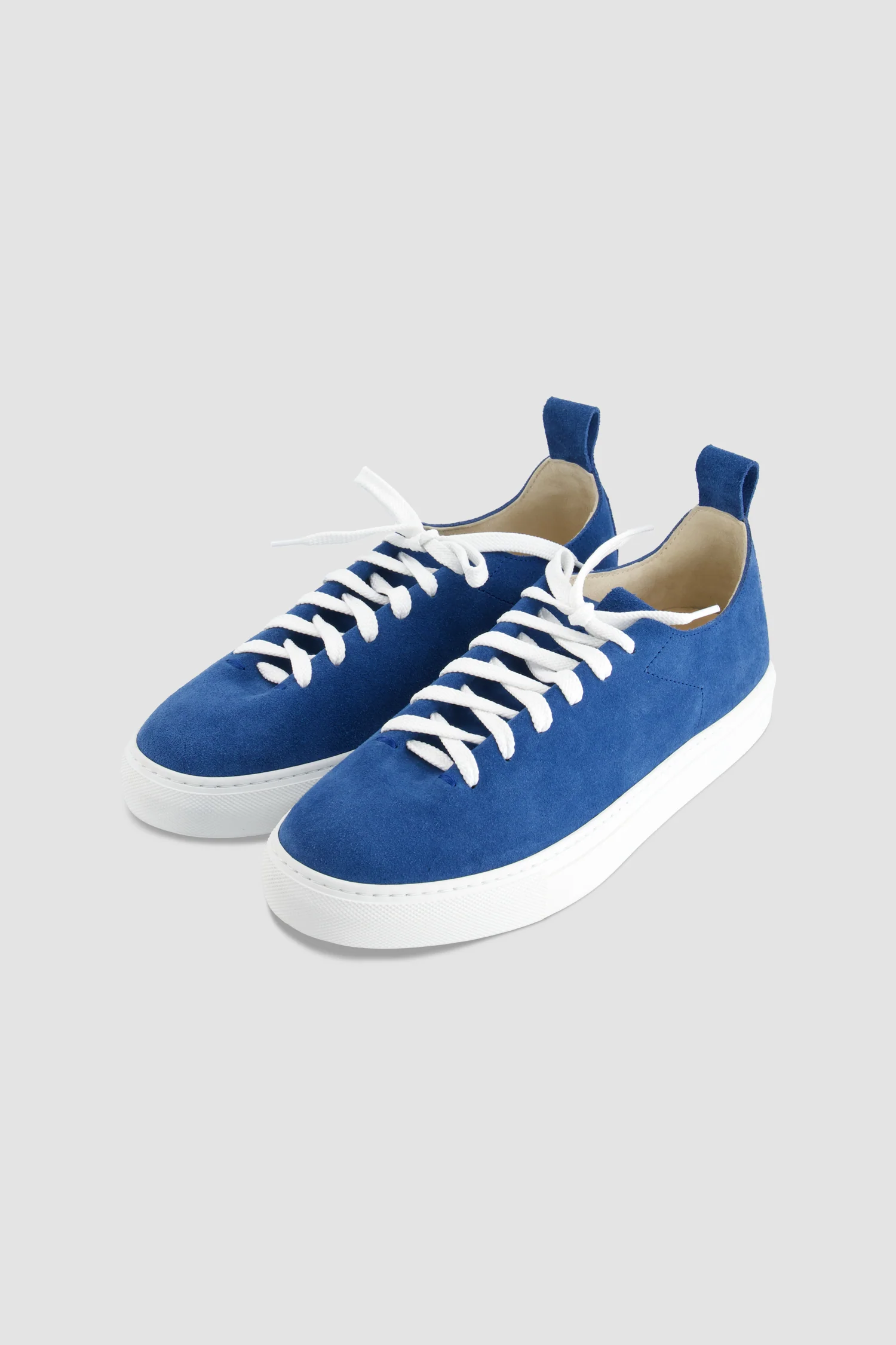 Stefano Bemer Navy Suede Sneakers - Image 2