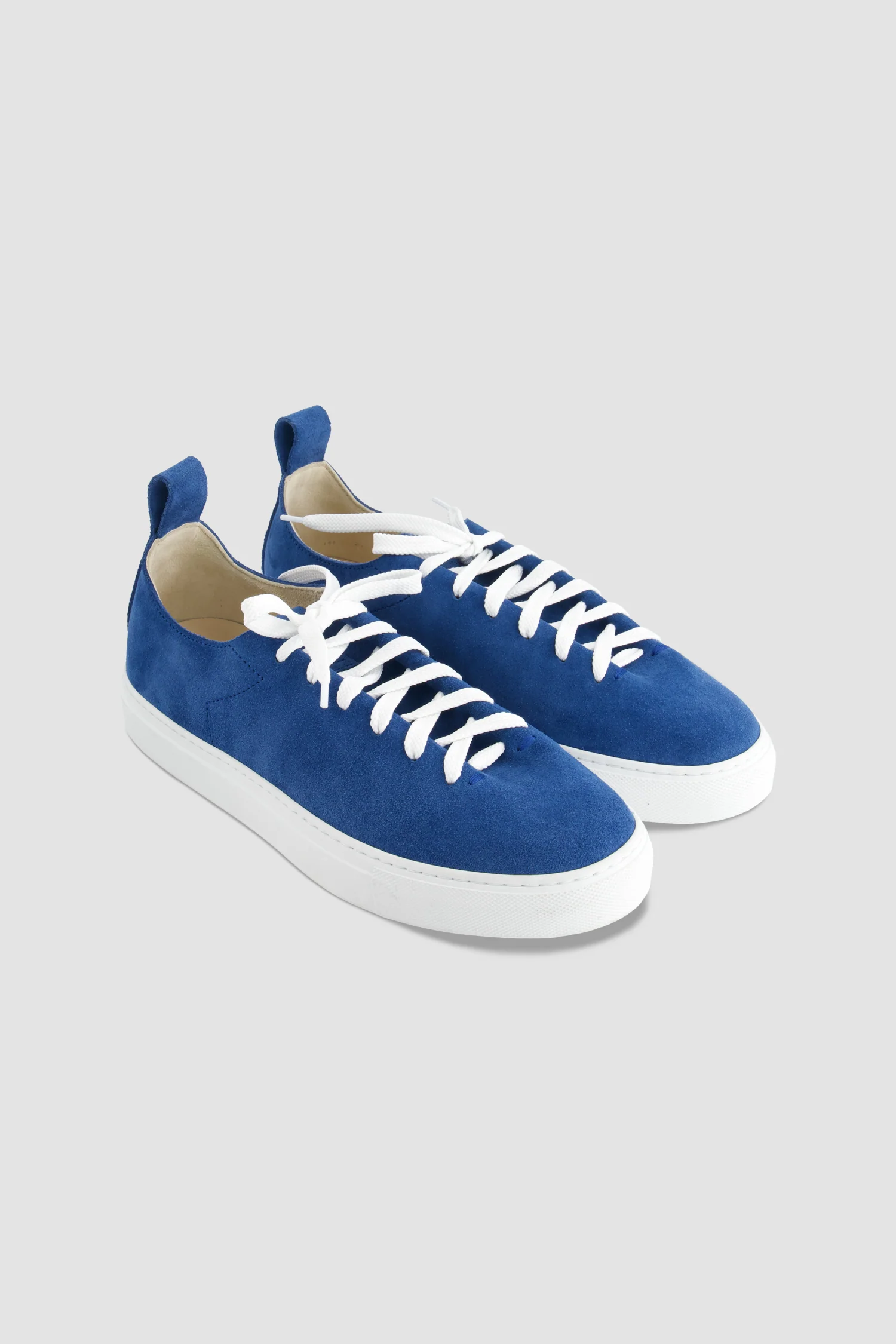 Stefano Bemer Navy Suede Sneakers - Image 4