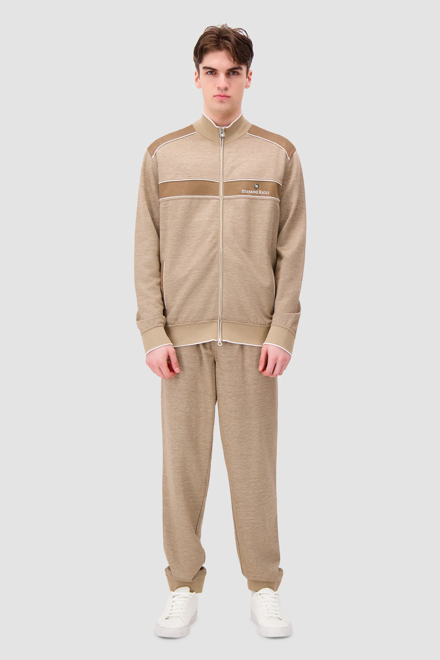 Stefano Ricci Hooded Full Zip Sweater - Image 3