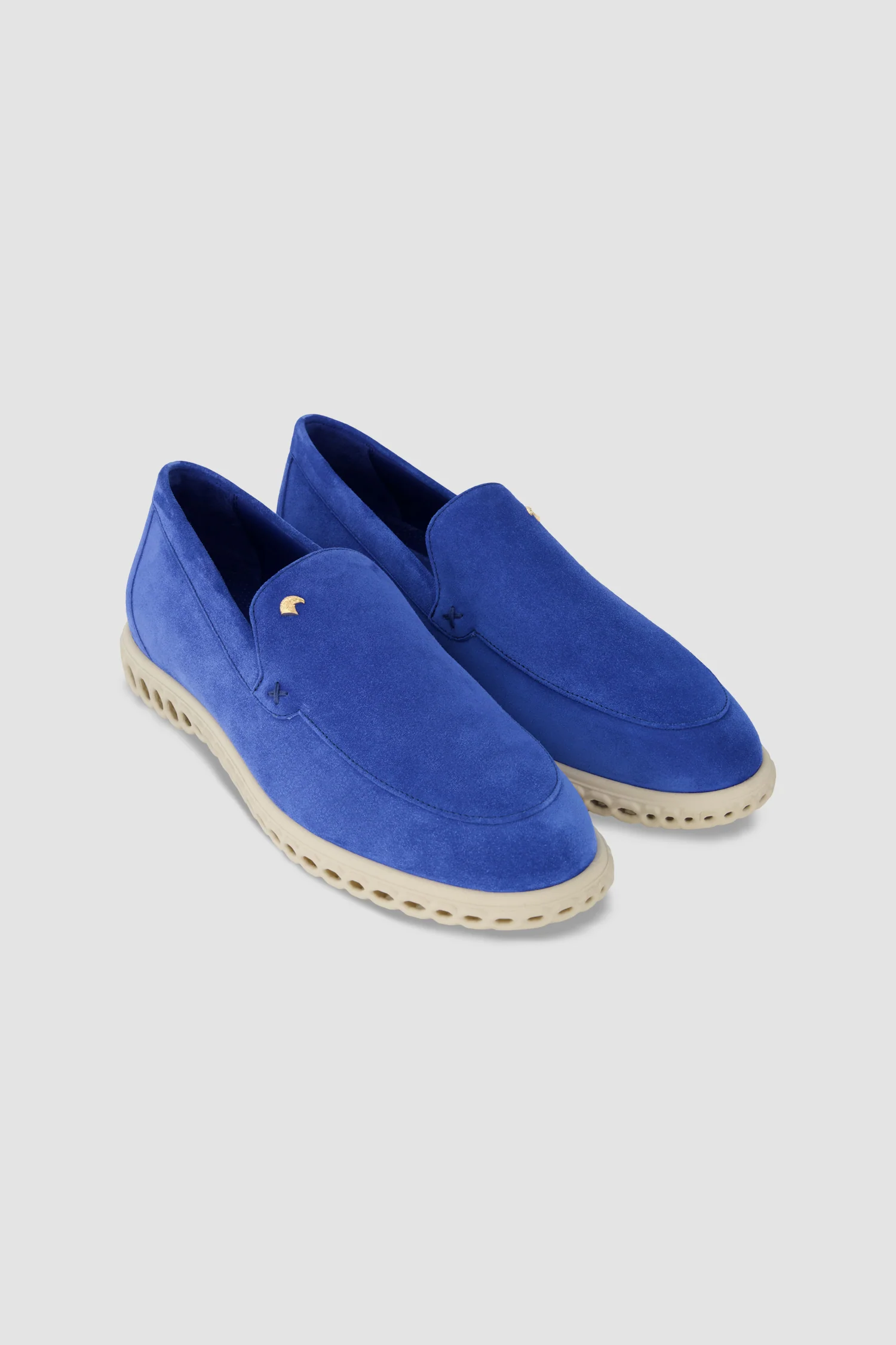 Stefano Ricci Suede Loafers Blue - Image 3