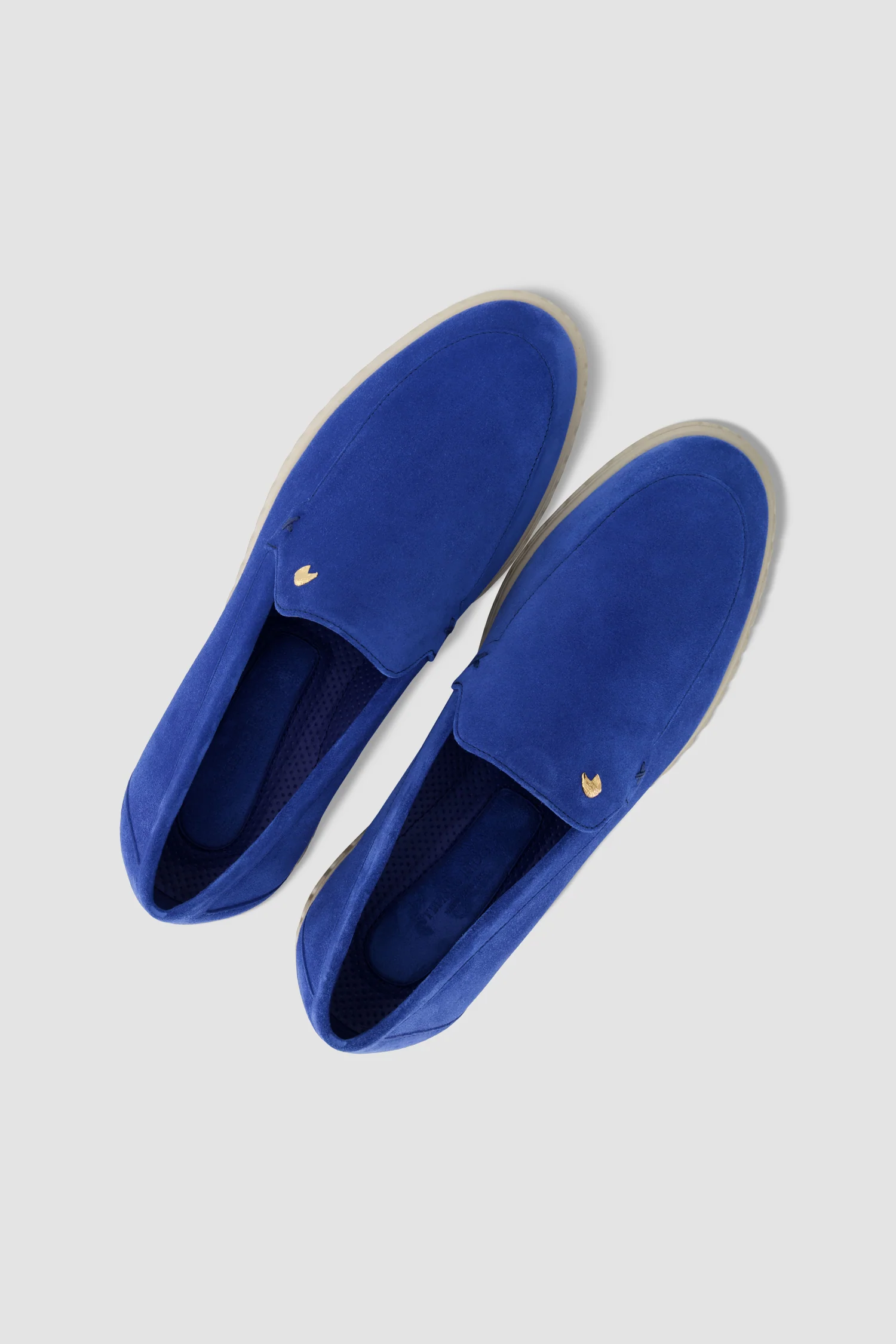 Stefano Ricci Suede Loafers Blue - Image 6