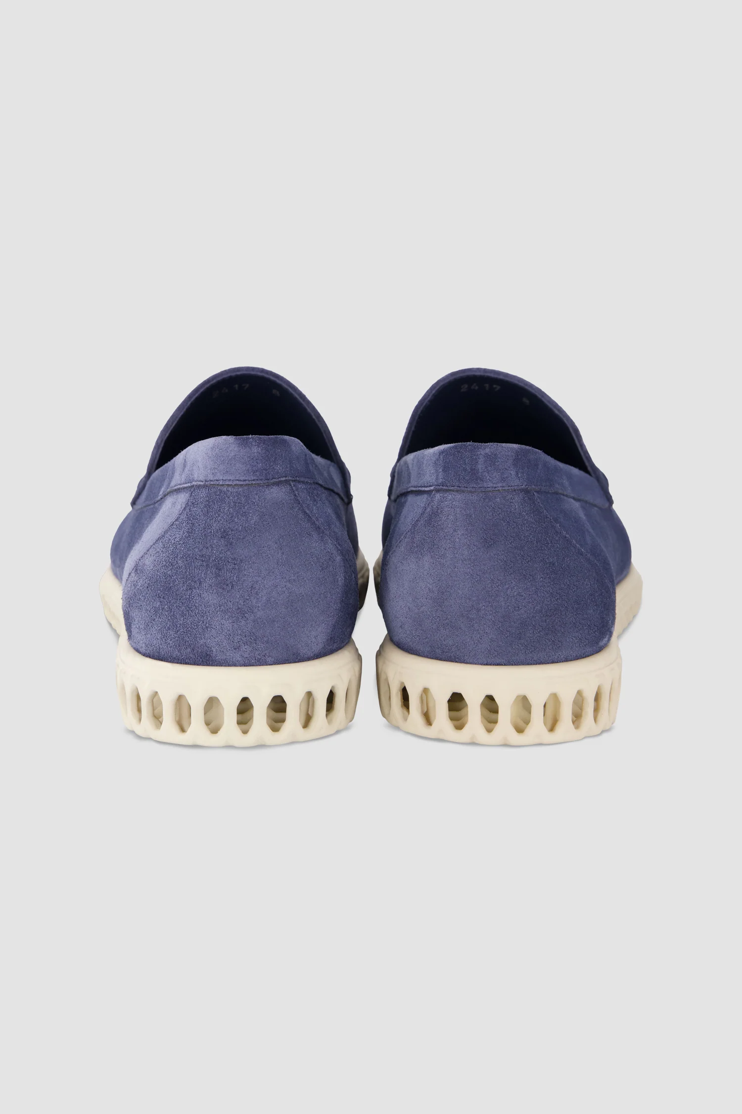 Stefano Ricci Suede Loafers Navy - Image 4