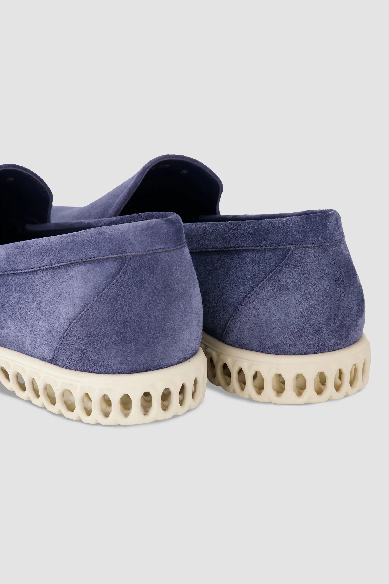 Stefano Ricci Suede Loafers Navy - Image 7