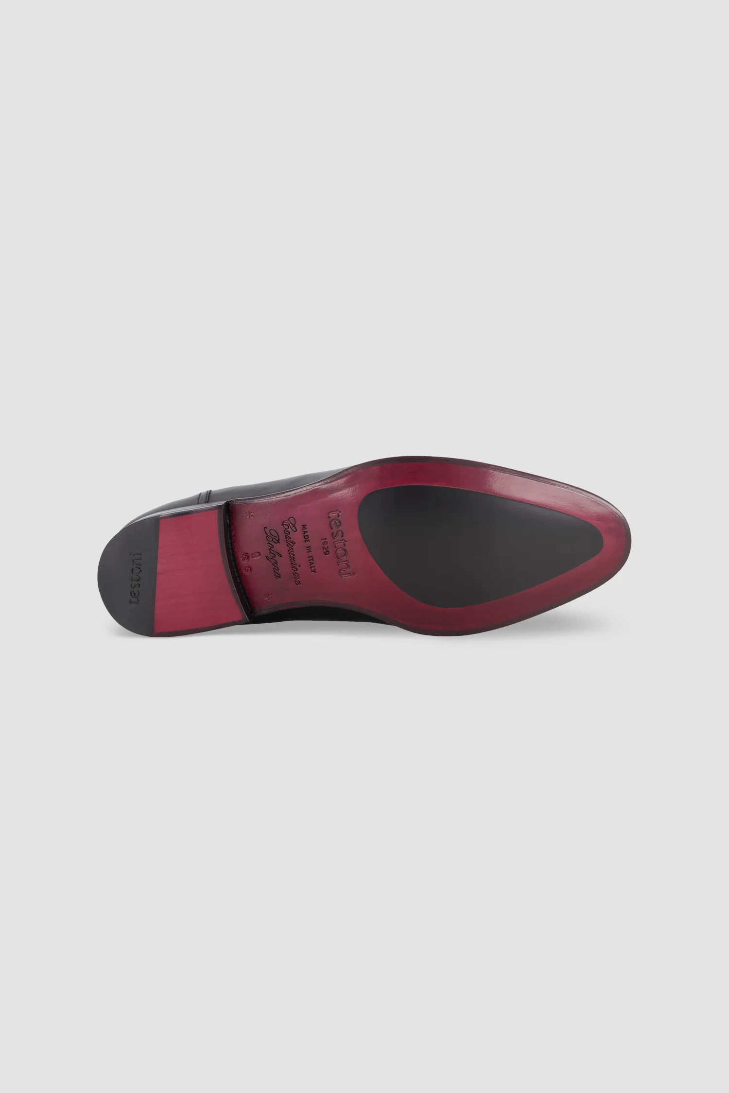 Testoni Black Antique Calf Afragola Derby Shoes - Image 5