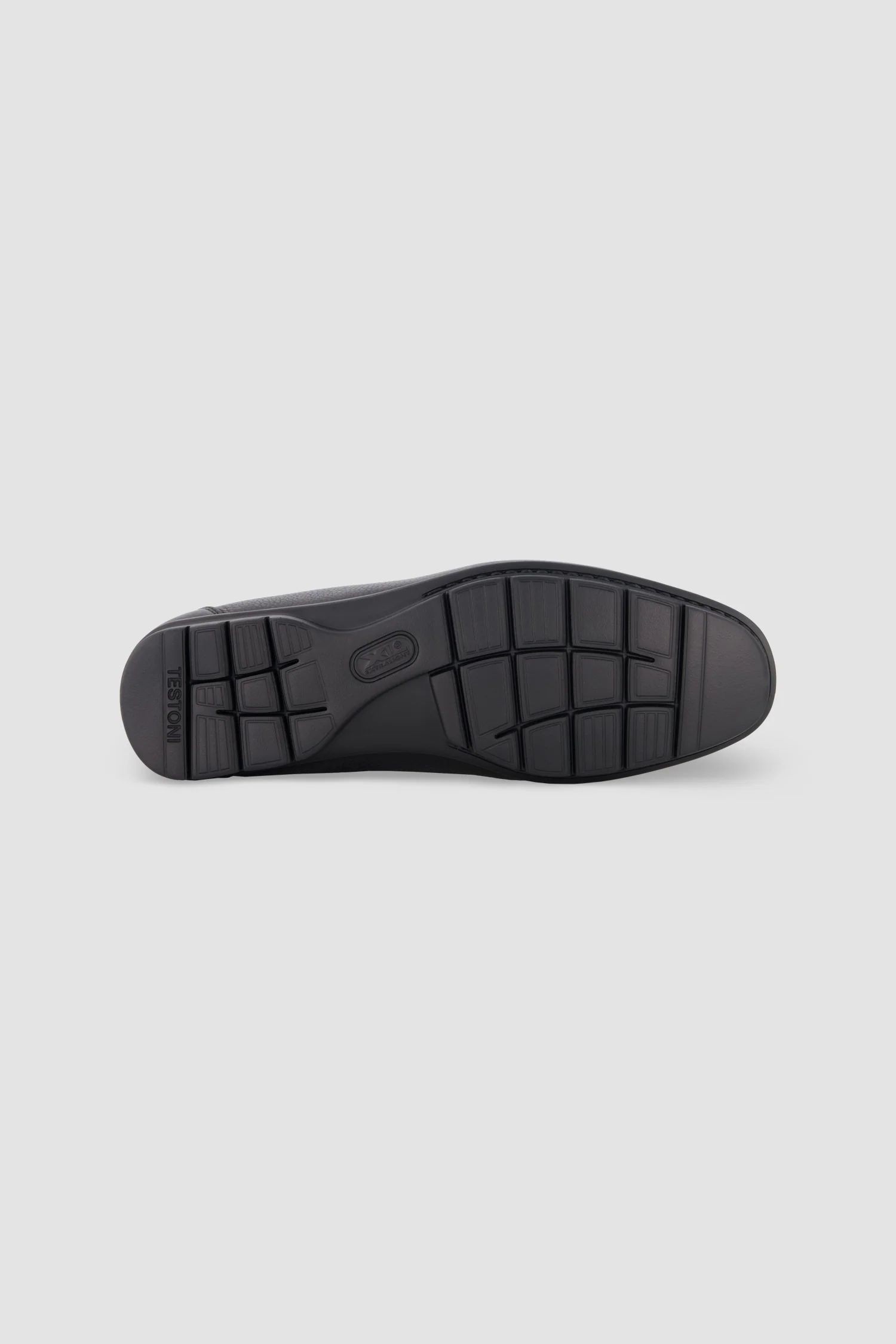 Testoni Black Hemp Grain Calf Gargano Moccasins - Image 6