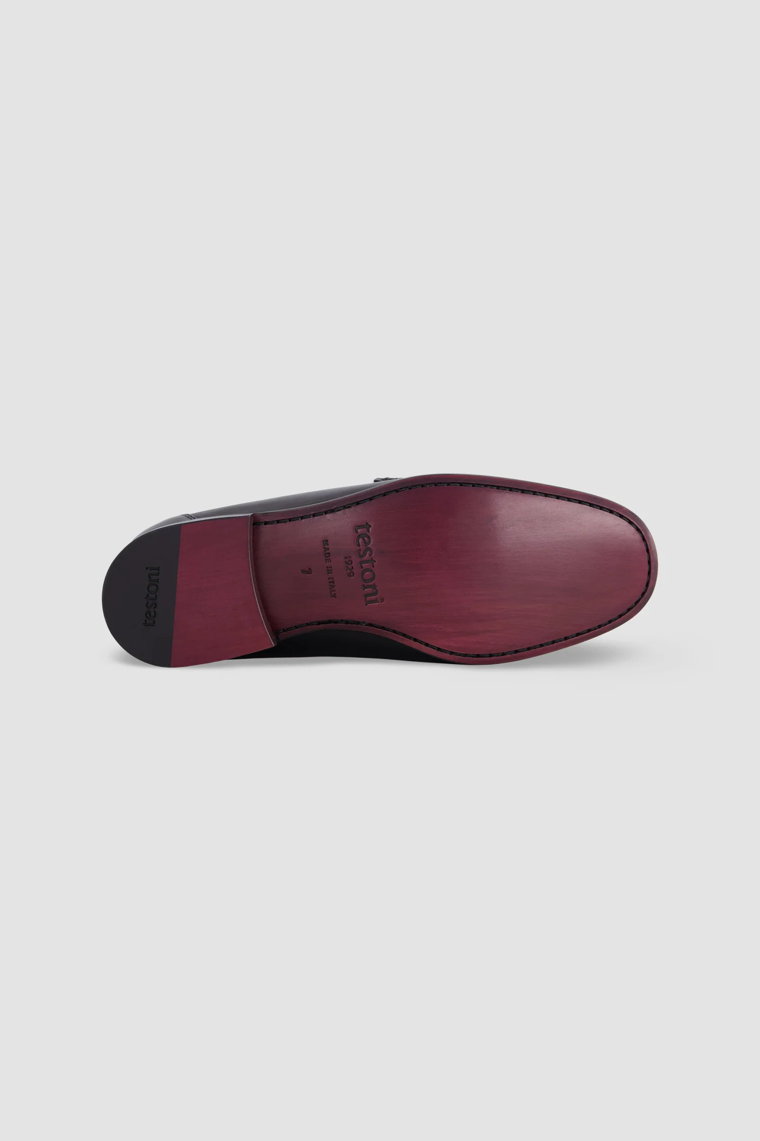 Testoni Black Horsebit Loafer - Image 6